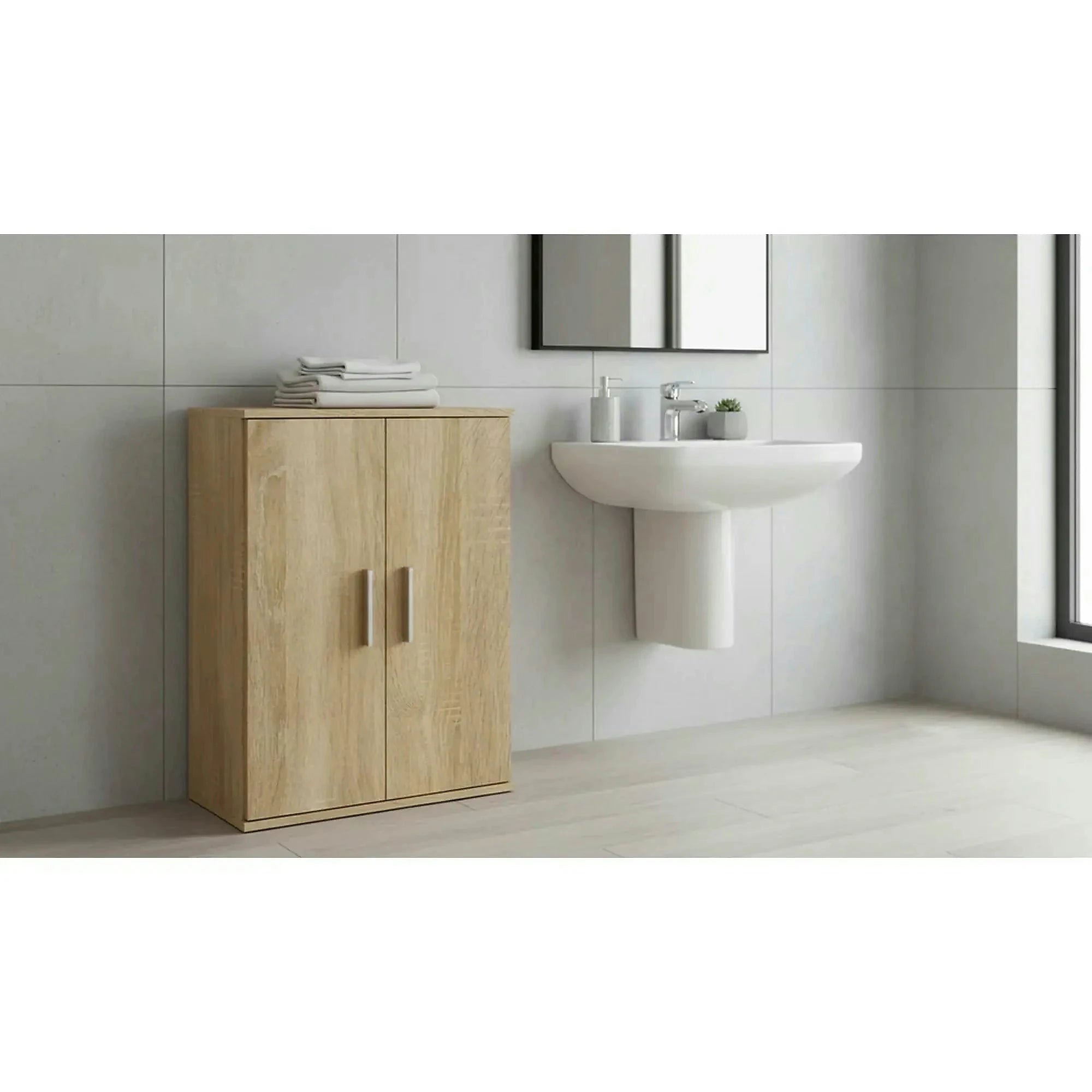 Comoda RESITA TYP 1, stejar sonoma, DTD laminat, 71x35x80 cm