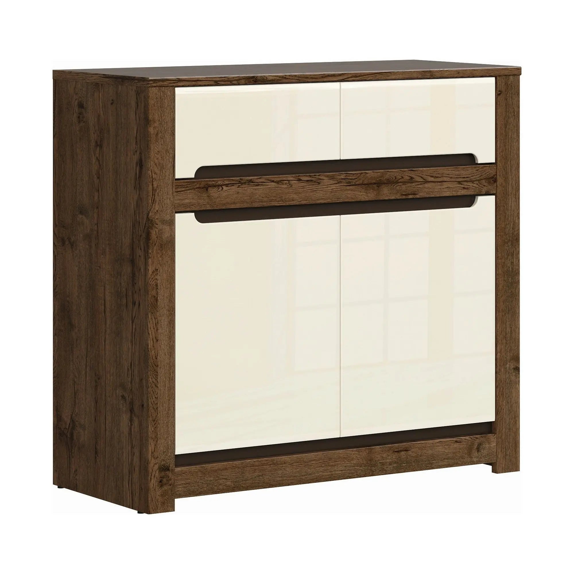 Comoda RUSO KOM2D2S, nuc/bej, PAL, 104x46x99 cm