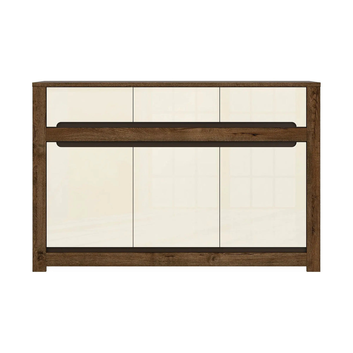Comoda RUSO KOM3D3S, nuc/bej, PAL, 149x46x99 cm