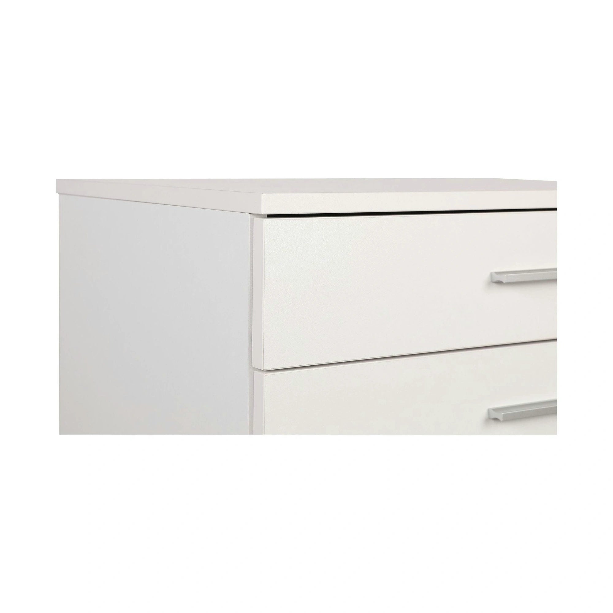 Comoda SFN-550-BB-1, alb, PAL melaminat, 60x44x108 cm