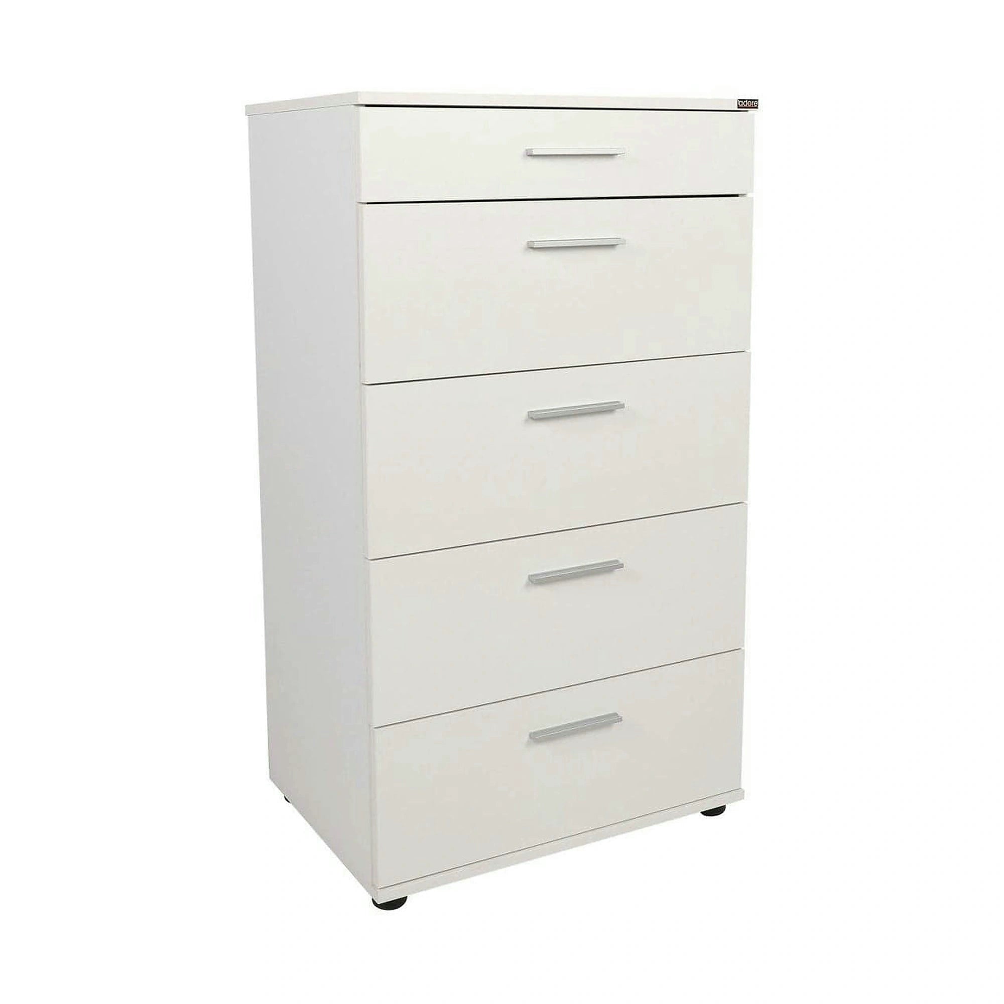 Comoda SFN-550-BB-1, alb, PAL melaminat, 60x44x108 cm