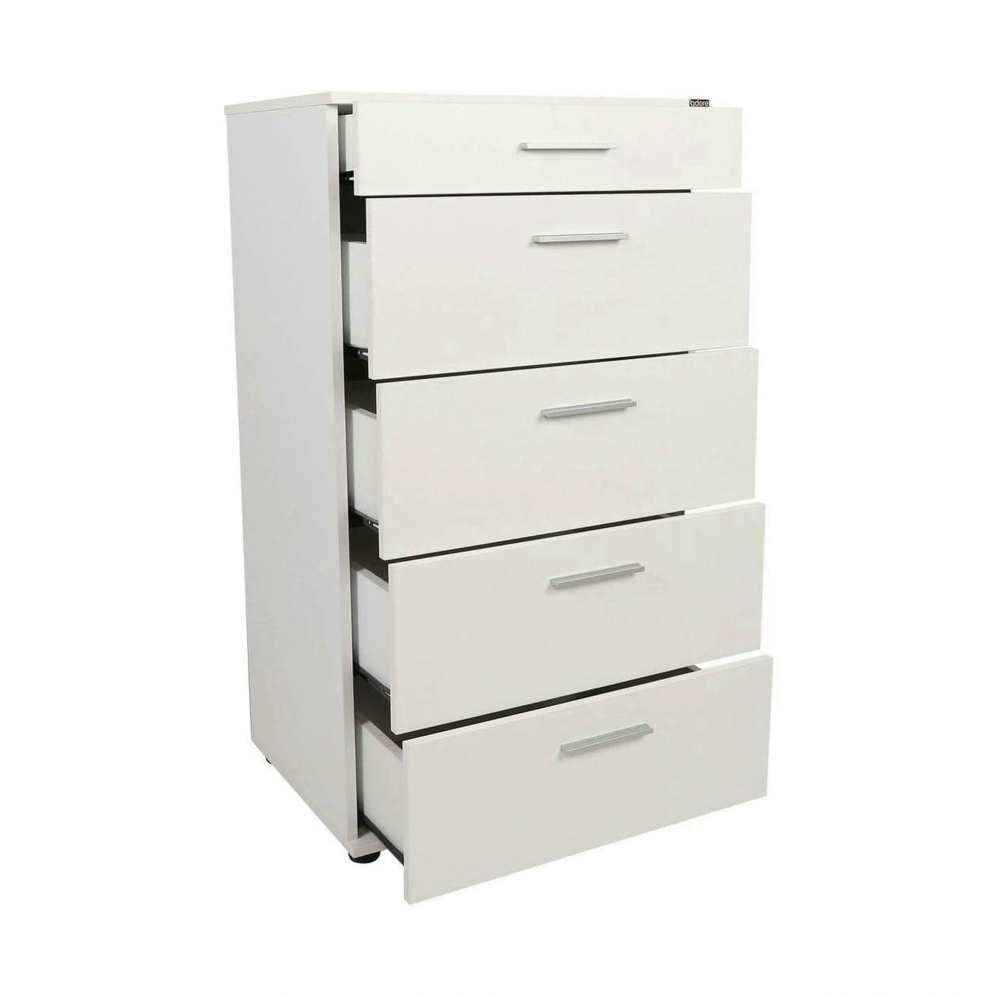 Comoda SFN-550-BB-1, alb, PAL melaminat, 60x44x108 cm