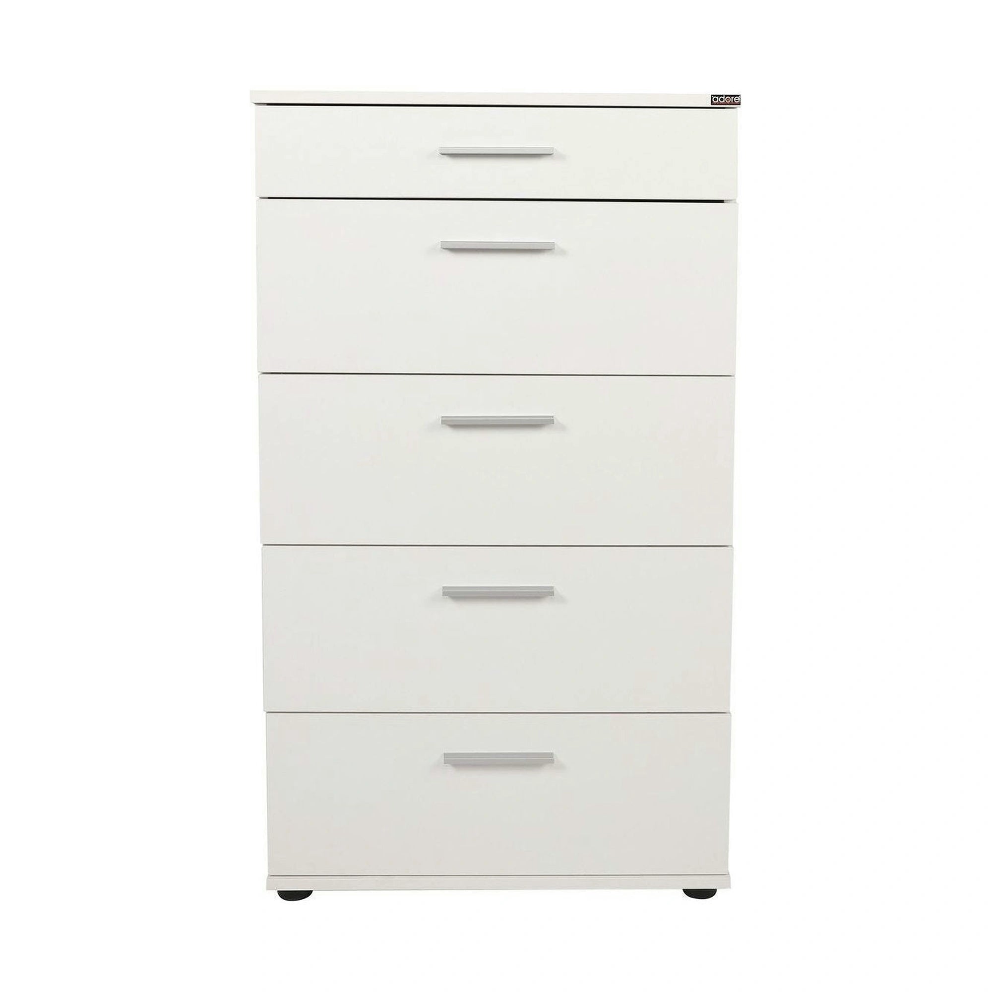 Comoda SFN-550-BB-1, alb, PAL melaminat, 60x44x108 cm