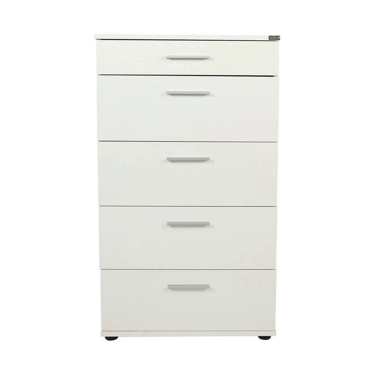 Comoda SFN-550-BB-1, alb, PAL melaminat, 60x44x108 cm