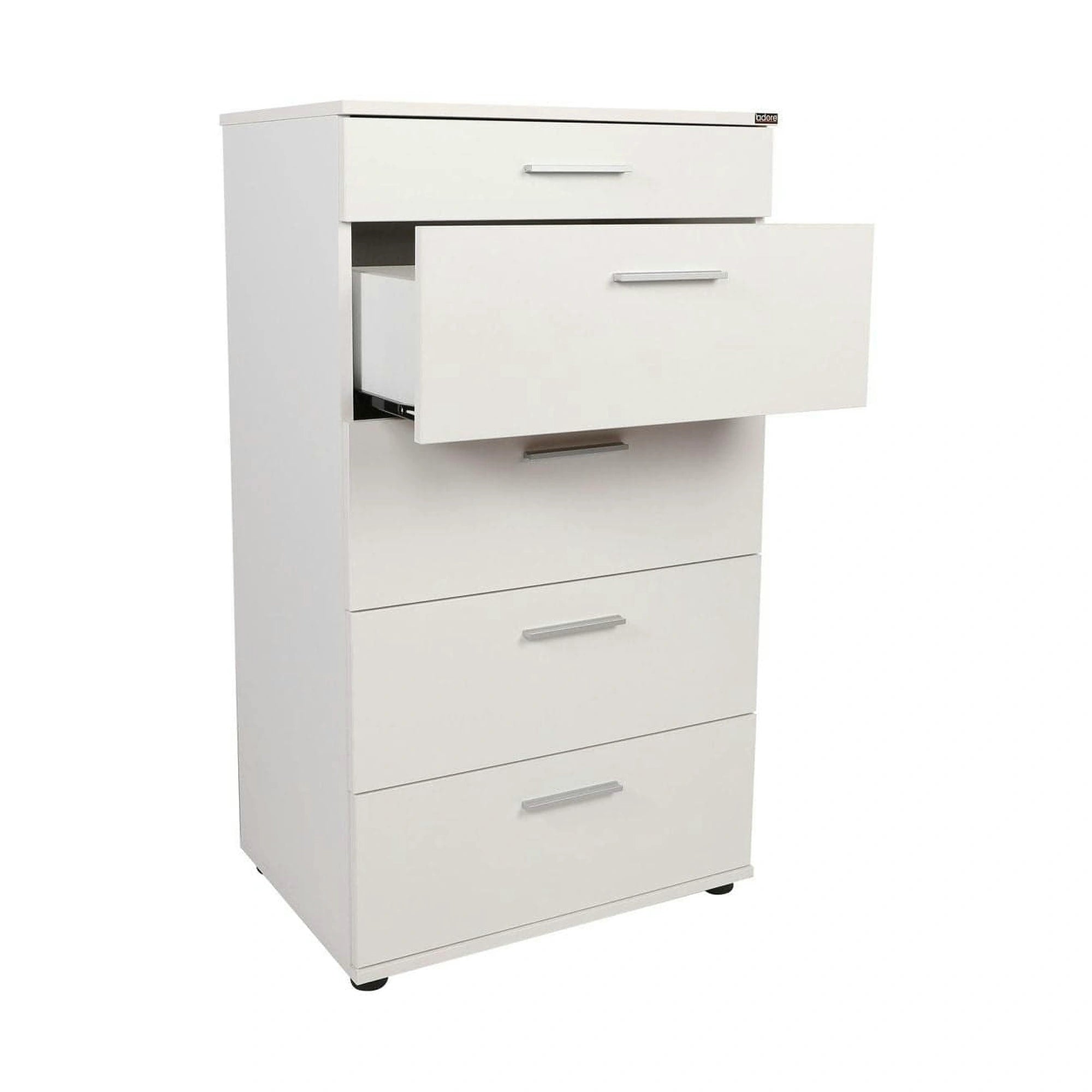 Comoda SFN-550-BB-1, alb, PAL melaminat, 60x44x108 cm