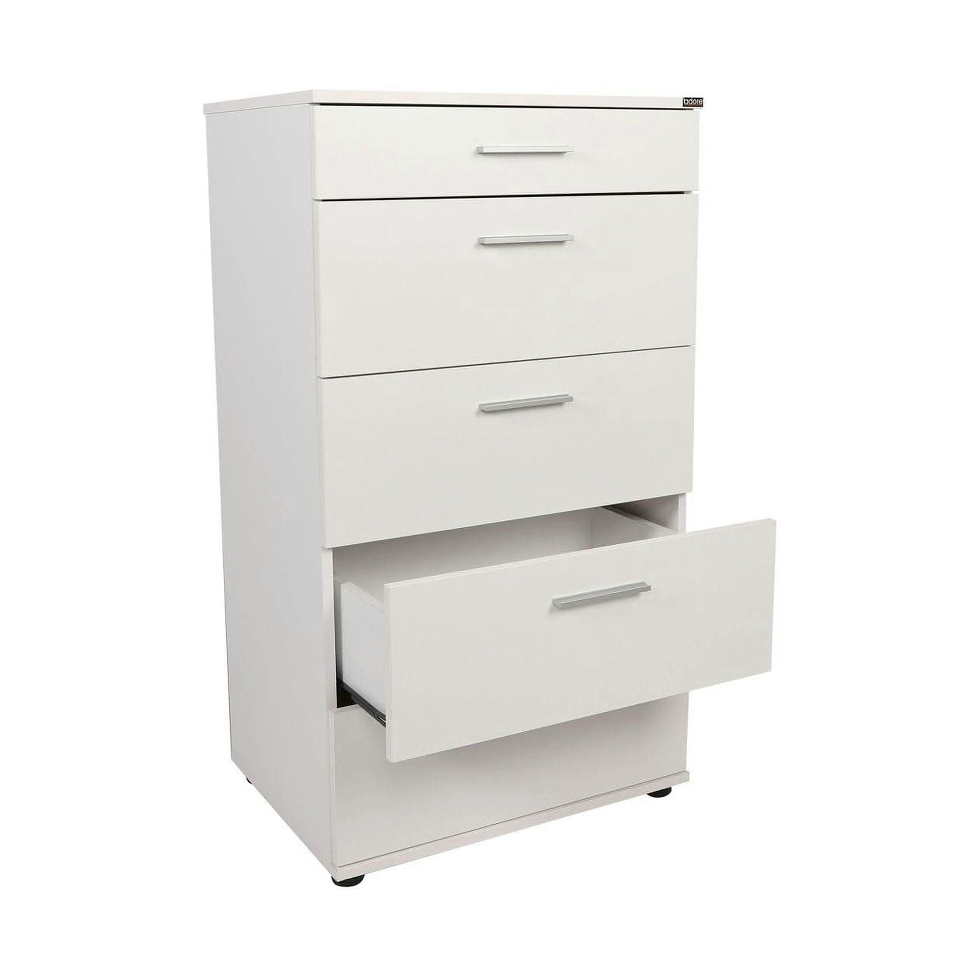 Comoda SFN-550-BB-1, alb, PAL melaminat, 60x44x108 cm