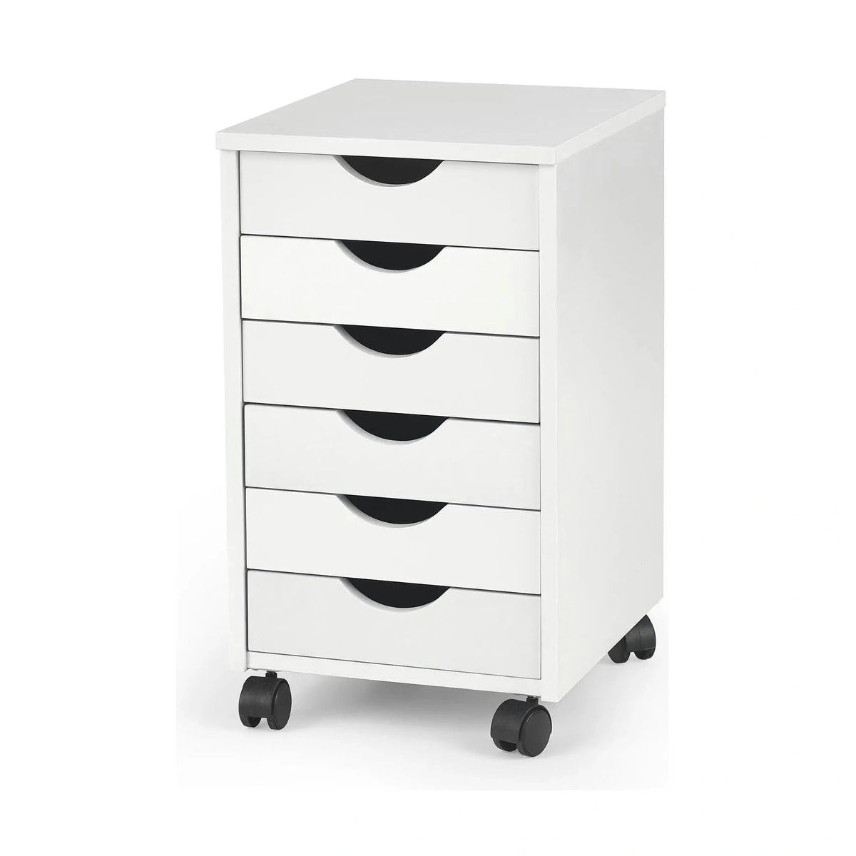 Comoda SIMON 2, alb, PAL/plastic, 37x41x63 cm