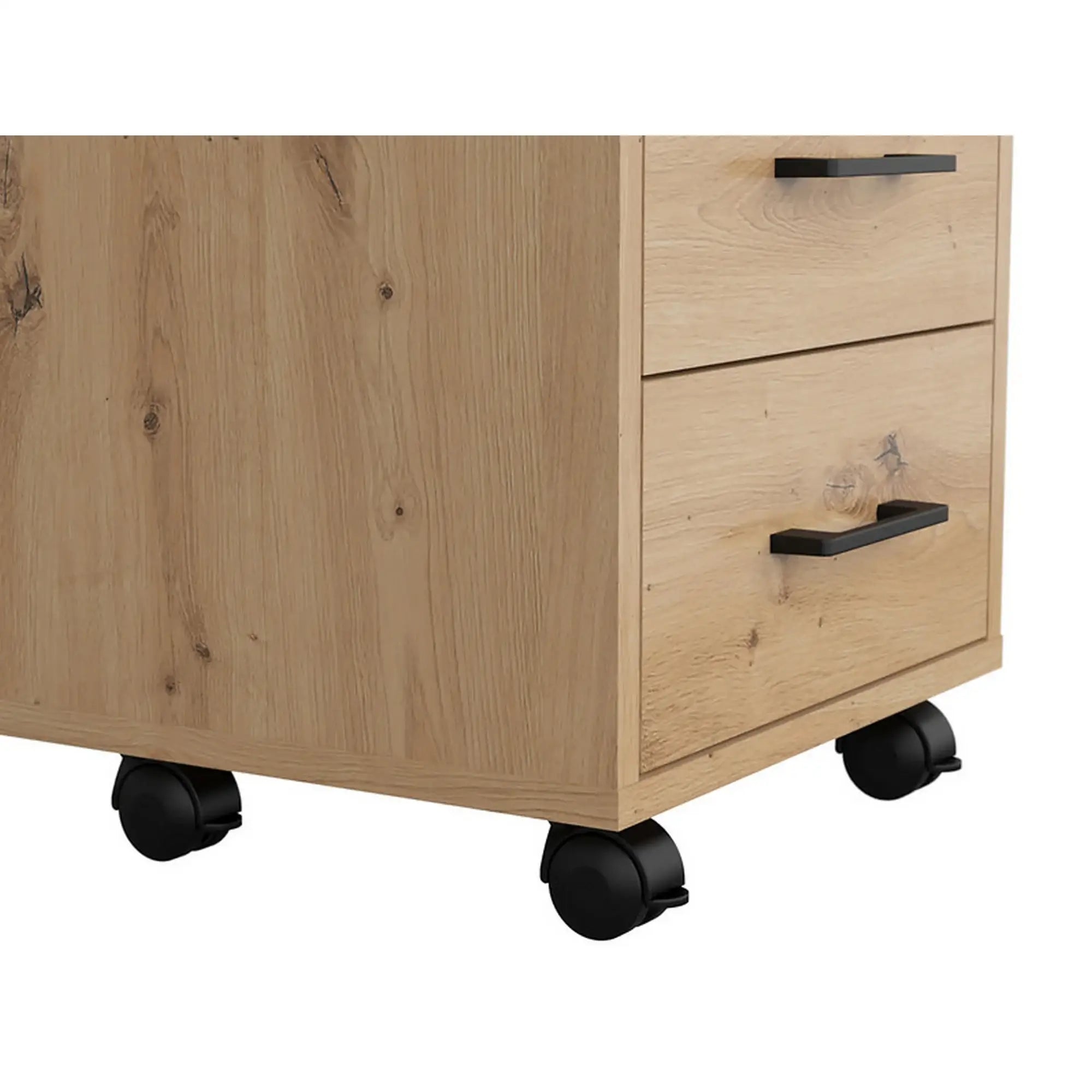 Comoda SPACE OFFICE, stejar artisan, PAL laminat, 42x37x63 cm