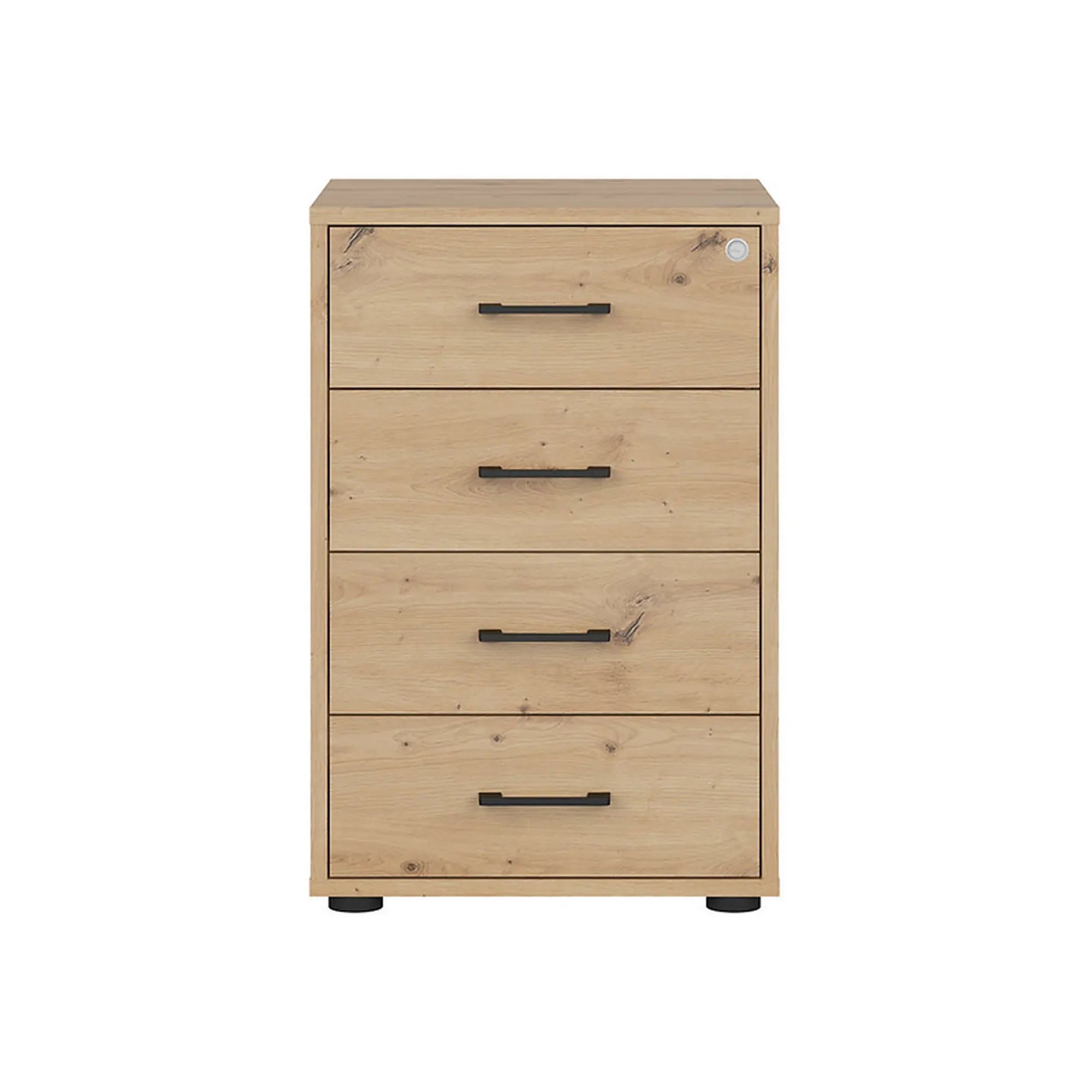 Comoda SPACE OFFICE, stejar artisan, PAL laminat, 50x50x76 cm