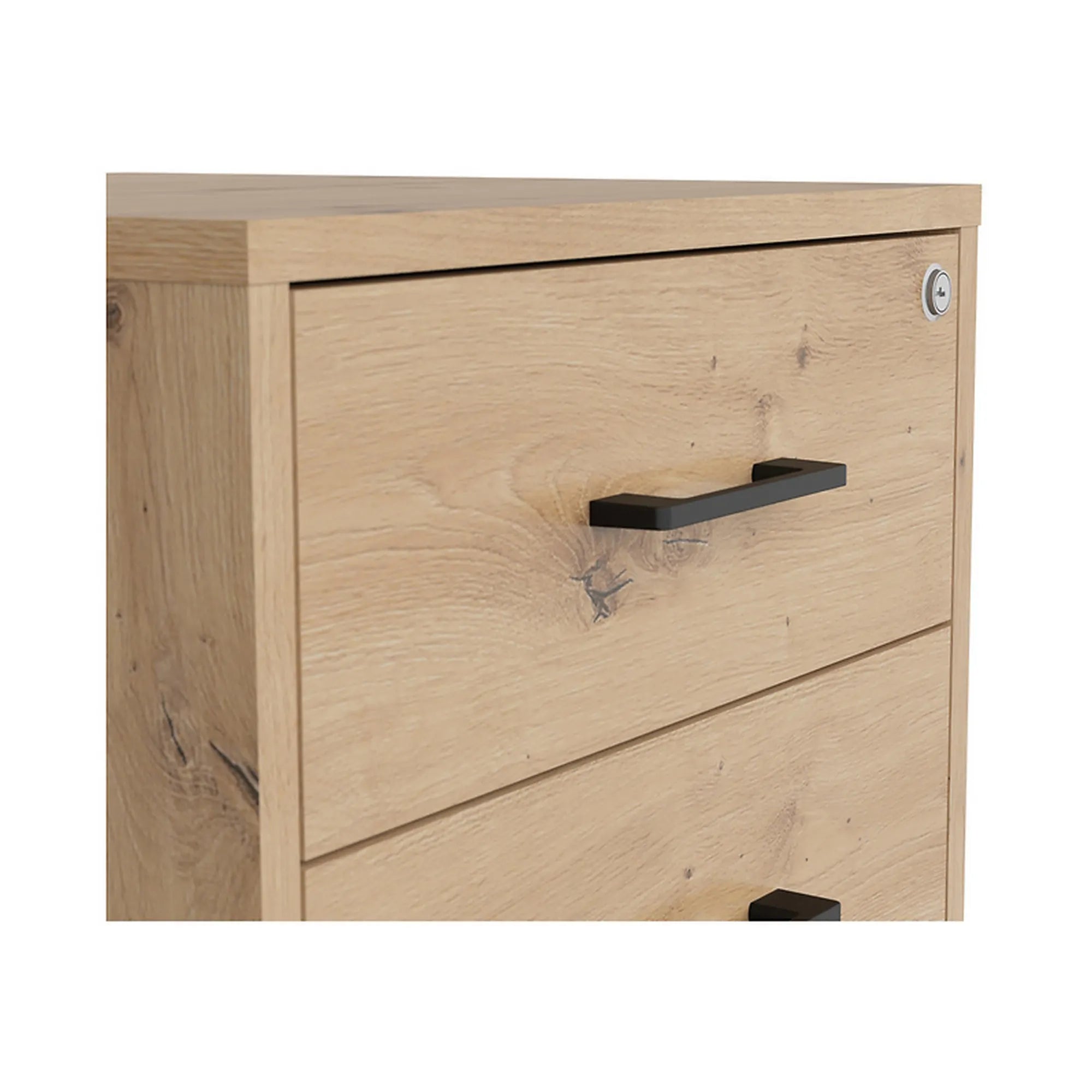 Comoda SPACE OFFICE, stejar artisan, PAL laminat, 50x50x76 cm