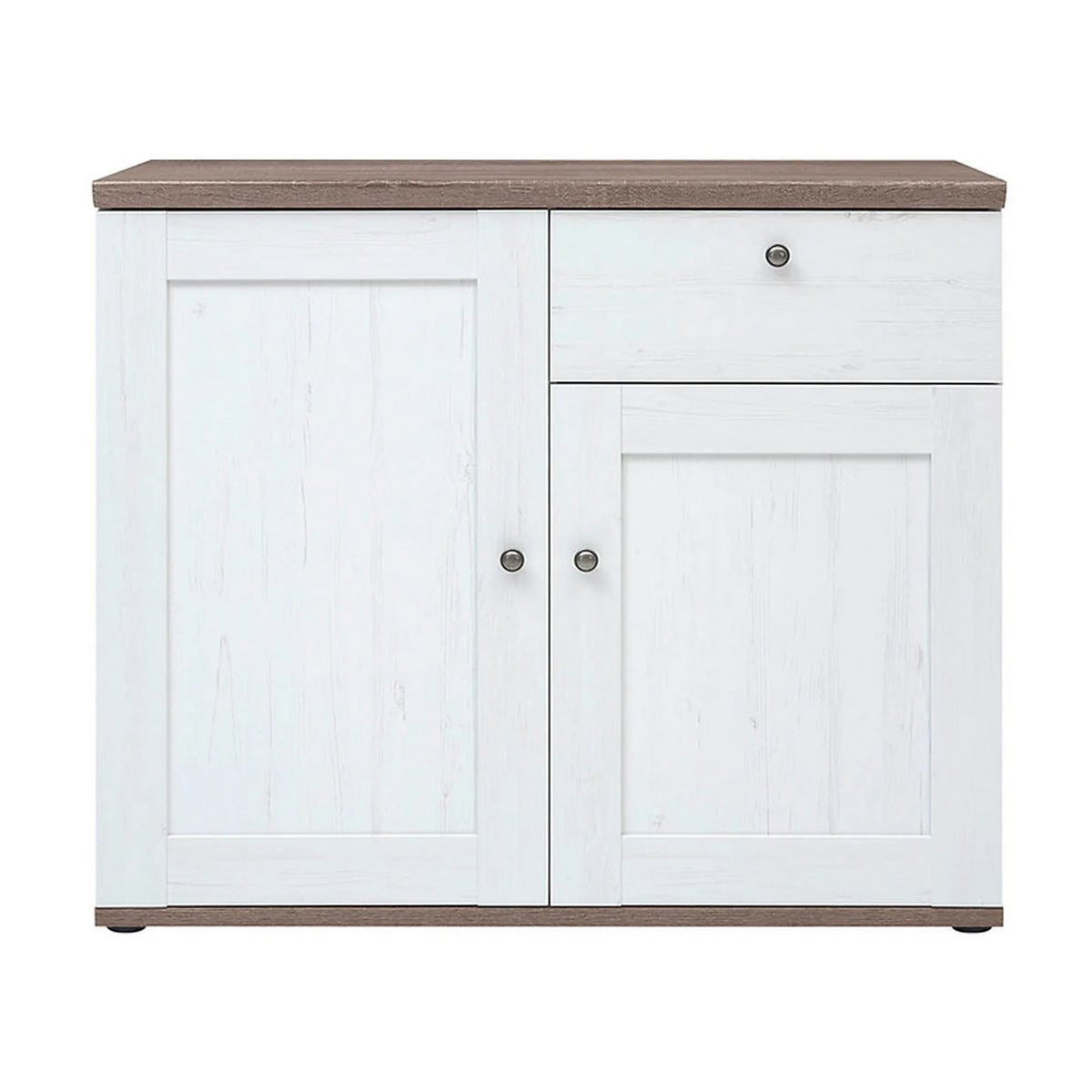 Comoda STOCKHOLM, alb andersen/stejar sonoma, PAL, 103x43x88 cm