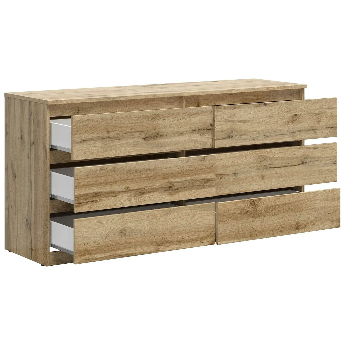 Comoda TETRIX, stejar wotan, PAL, 150x45x76 cm