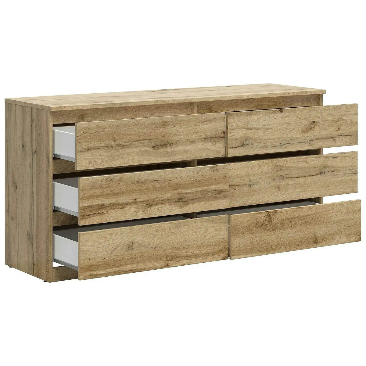 Comoda TETRIX, stejar wotan, PAL, 150x45x76 cm