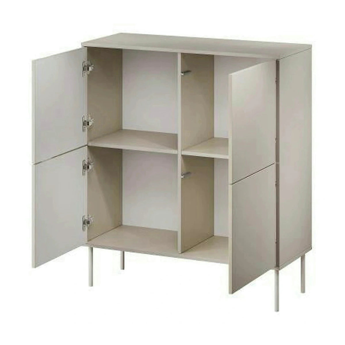 Comoda TRESSE, bej, PAL laminat, 100x40x110 cm