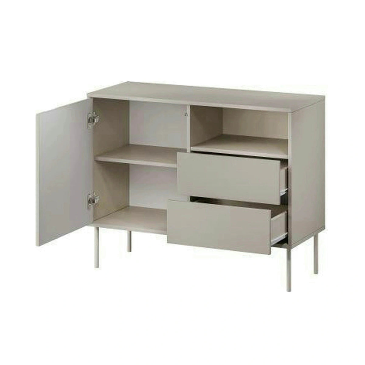 Comoda TRESSE, bej, PAL laminat, 100x40x75 cm