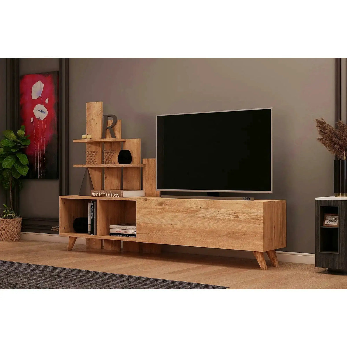 Comoda TV 505CRL1911, atlantic pin, PAL, 160x33x115 cm