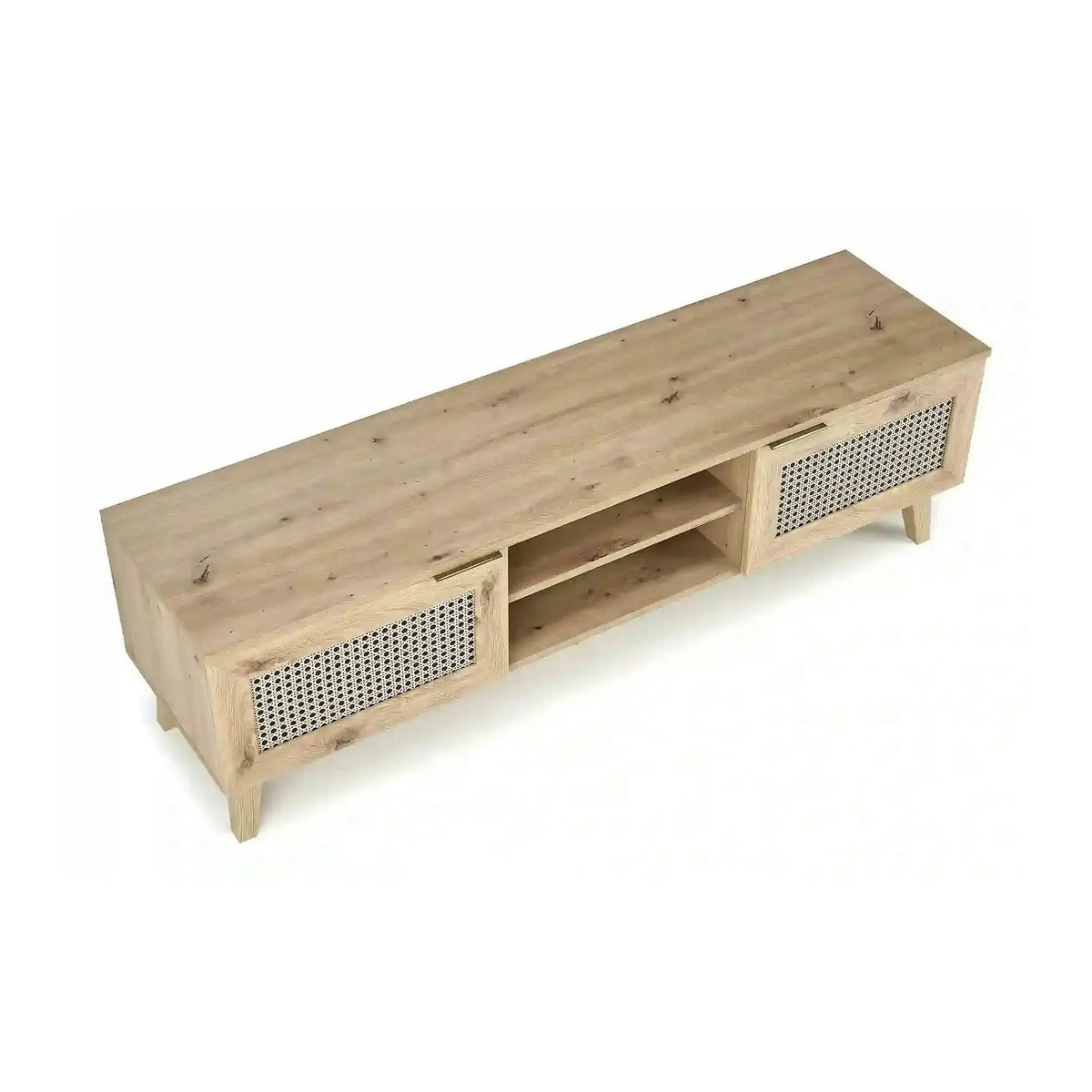 Comoda TV BORNEO, stejar artisan, PAL laminat, 150x40x45 cm