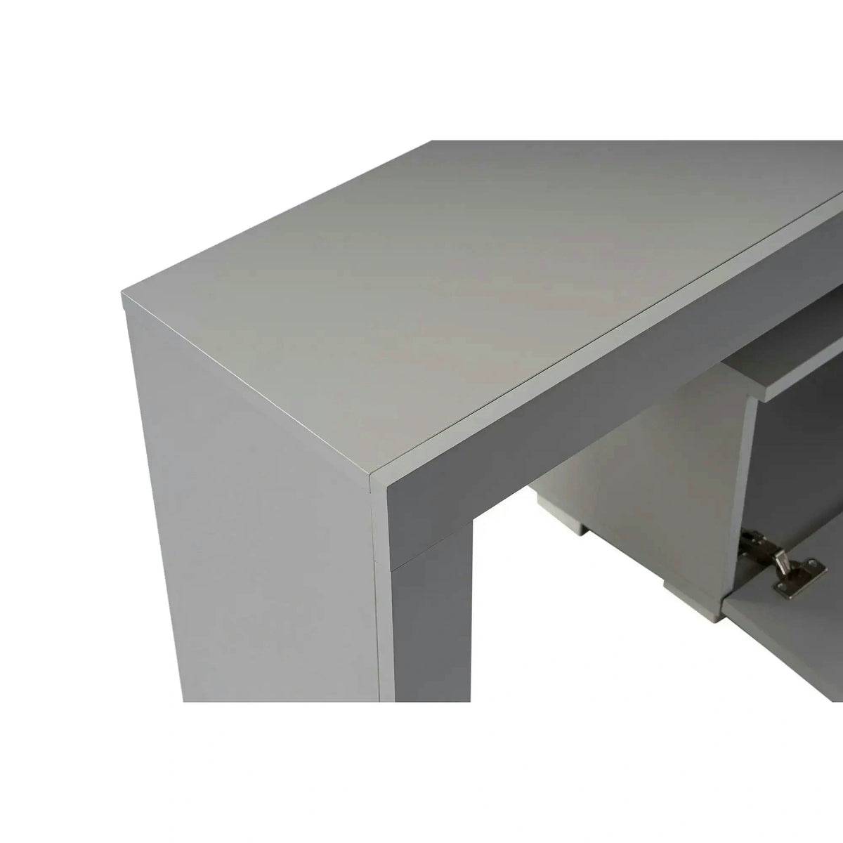 Comoda TV ENCLAVE, gri, PAL, 180x32x50 cm
