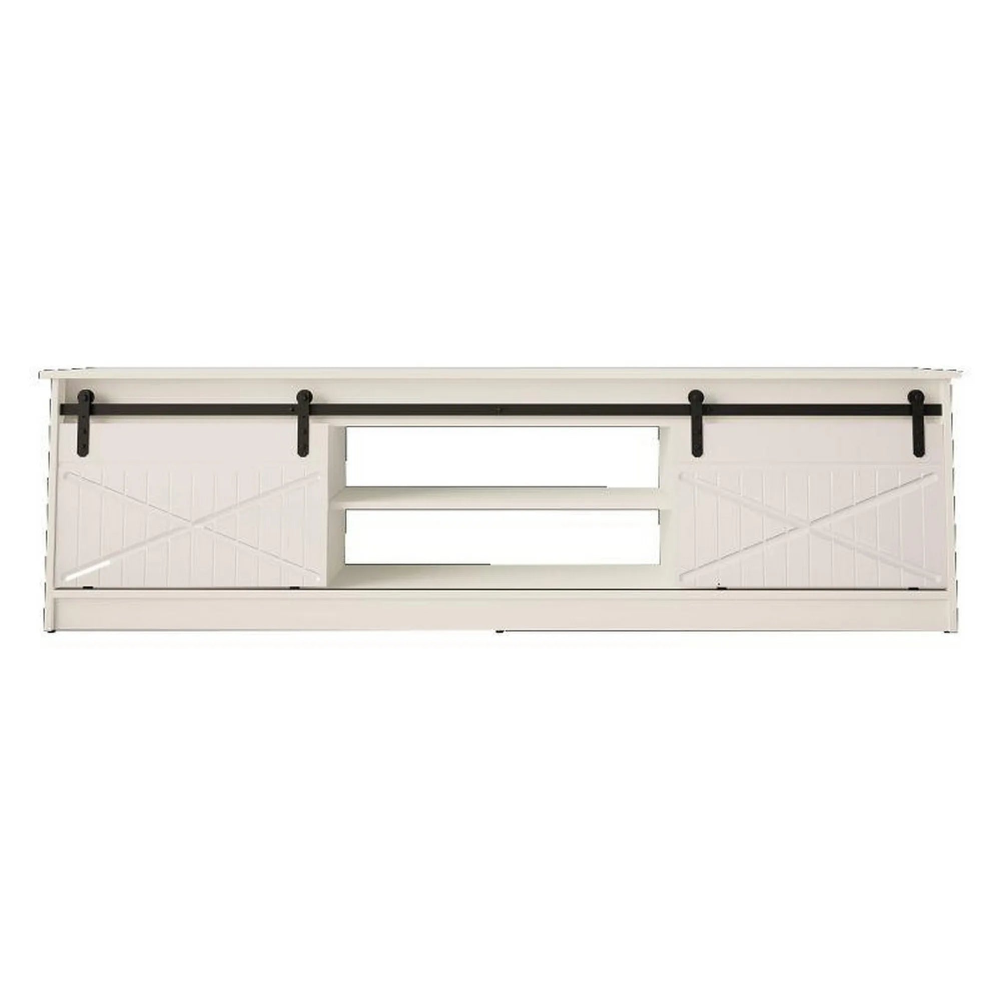 Comoda TV GRANERO, alb, PAL laminat, 200x35x57 cm