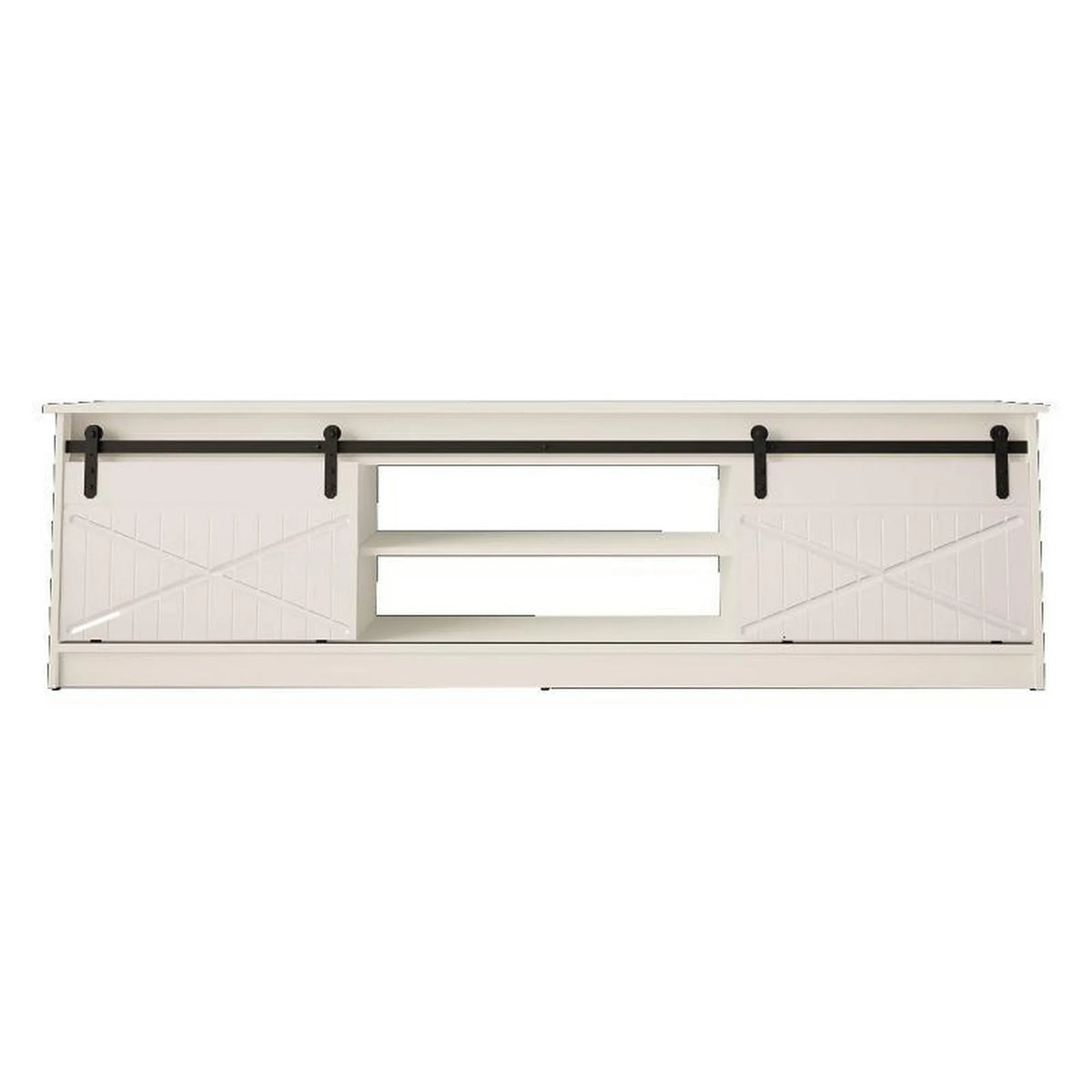 Comoda TV GRANERO, alb, PAL laminat, 200x35x57 cm