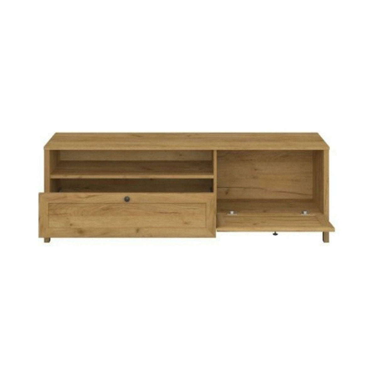 Comoda TV KLARK, stejar auriu, PAL laminat, 160x42x54 cm