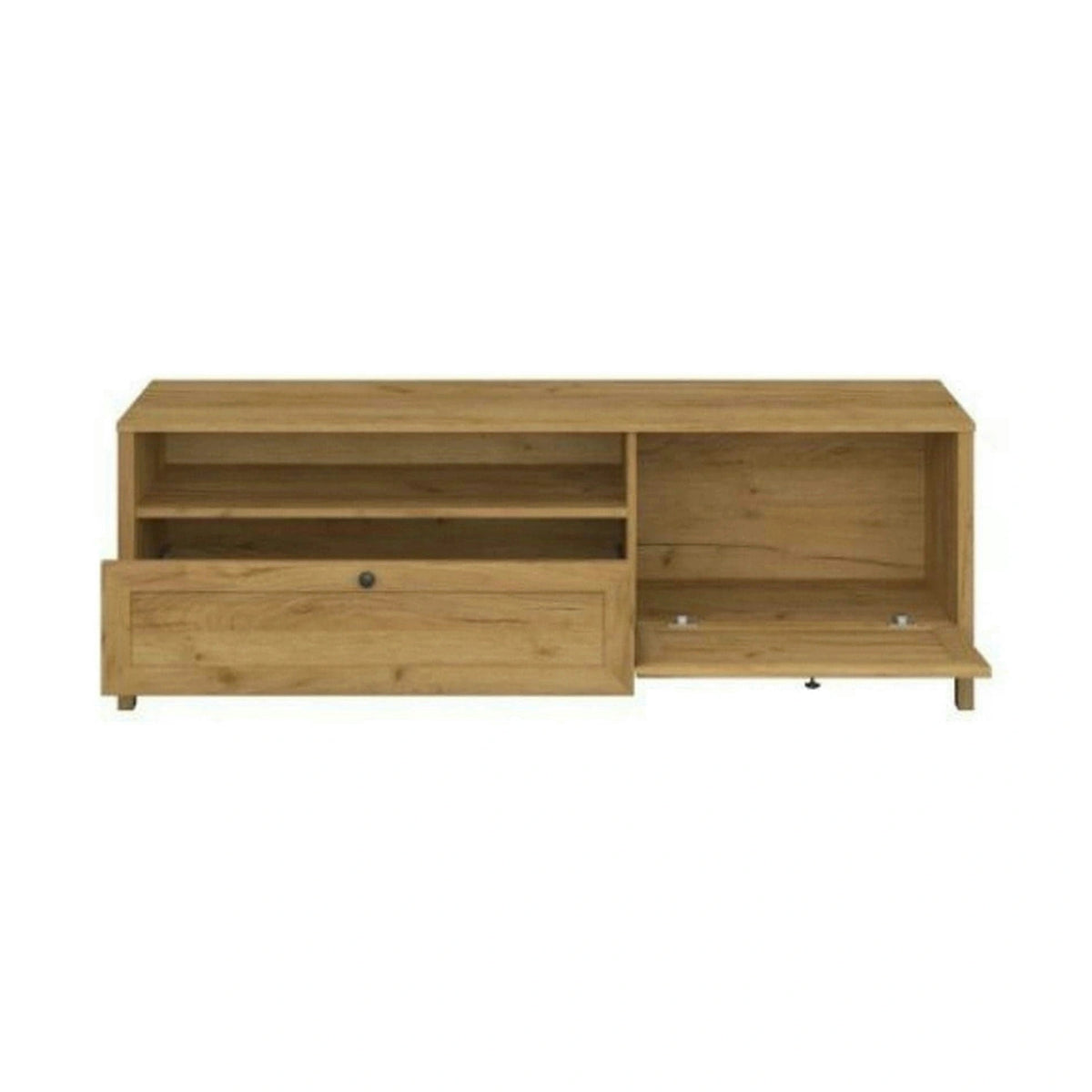 Comoda TV KLARK, stejar auriu, PAL laminat, 160x42x54 cm