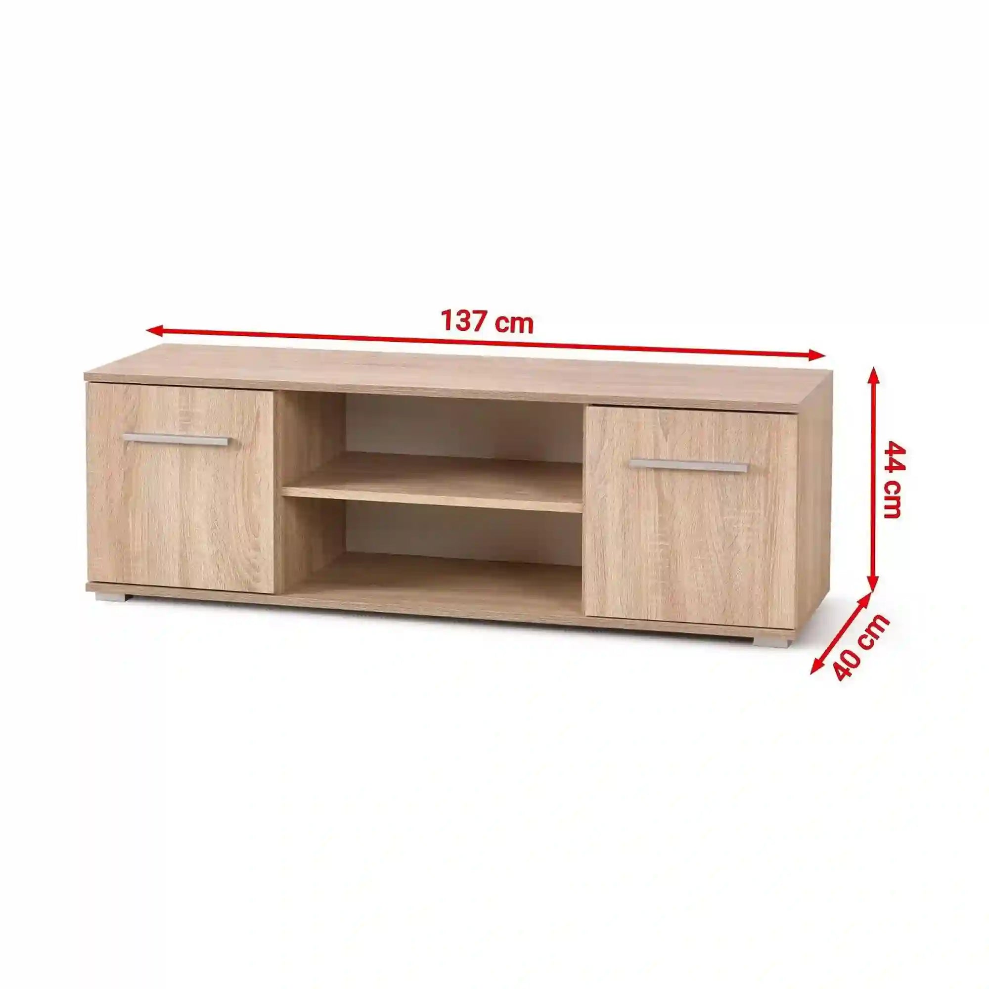 Comoda TV LIMA RTV1, stejar sonoma, 137x40x44 cm