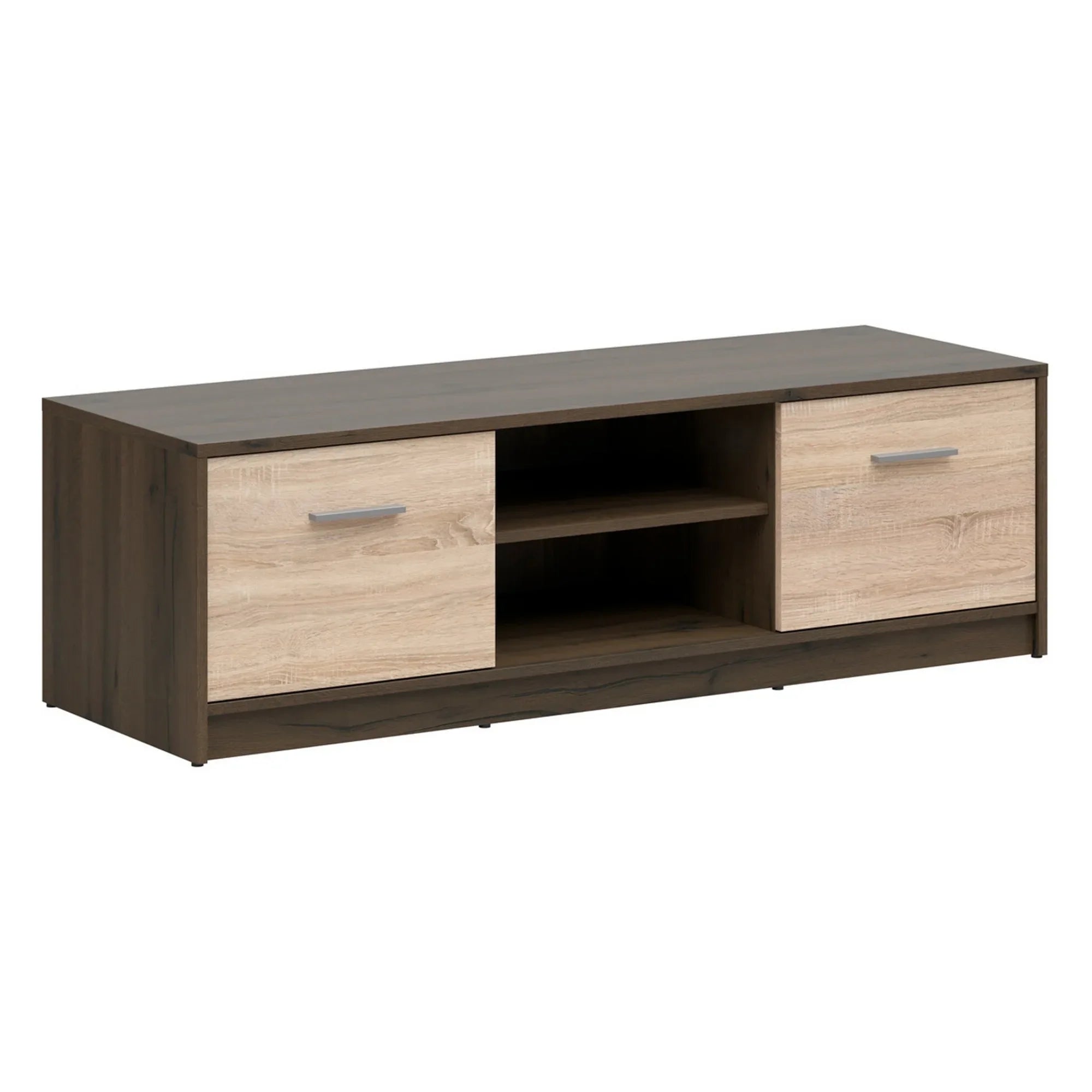 Comoda TV NEPO PLUS, stejar/stejar sonoma, PAL laminat, 139x47x43 xm