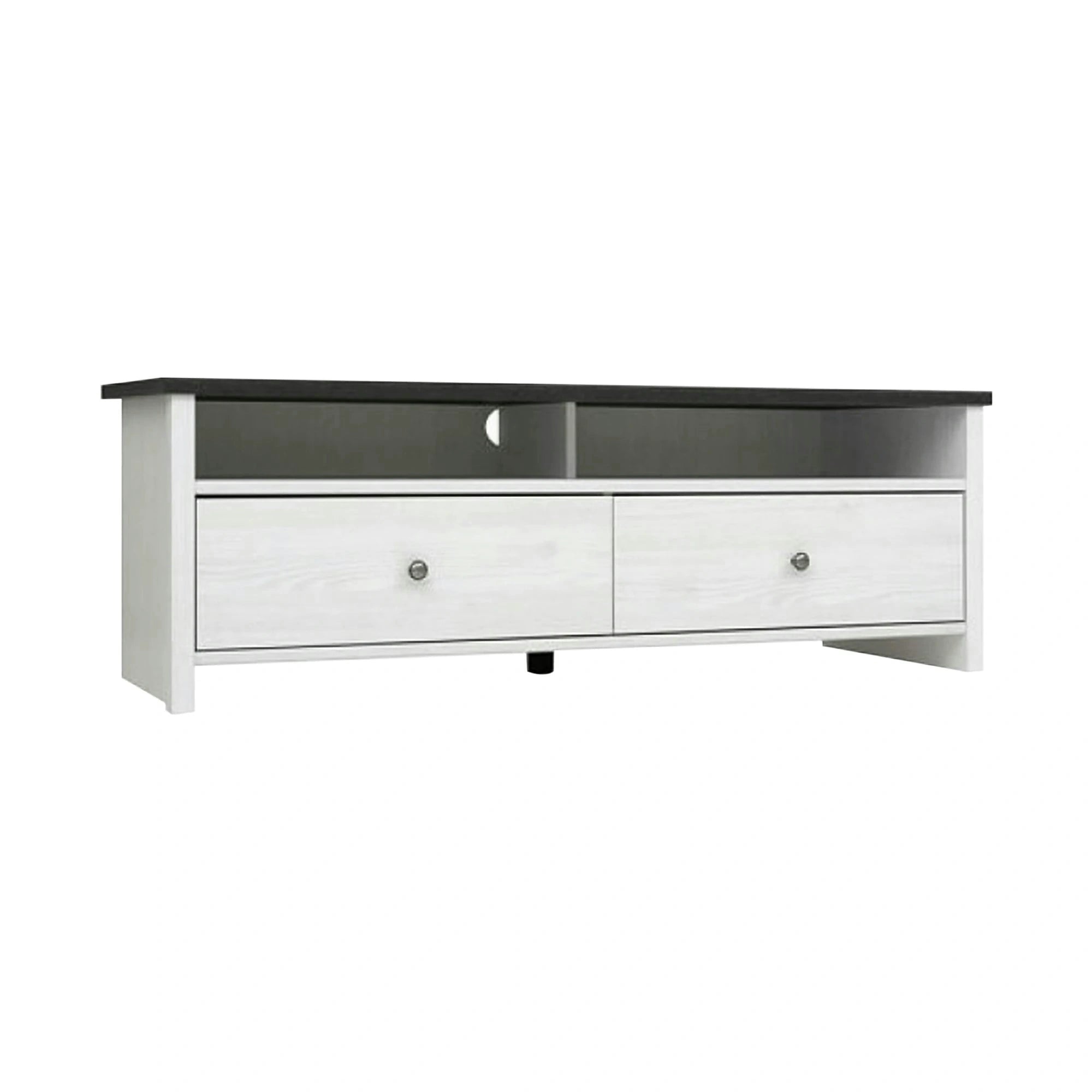 Comoda TV PORTO, alb, PAL, 159x45x44 cm