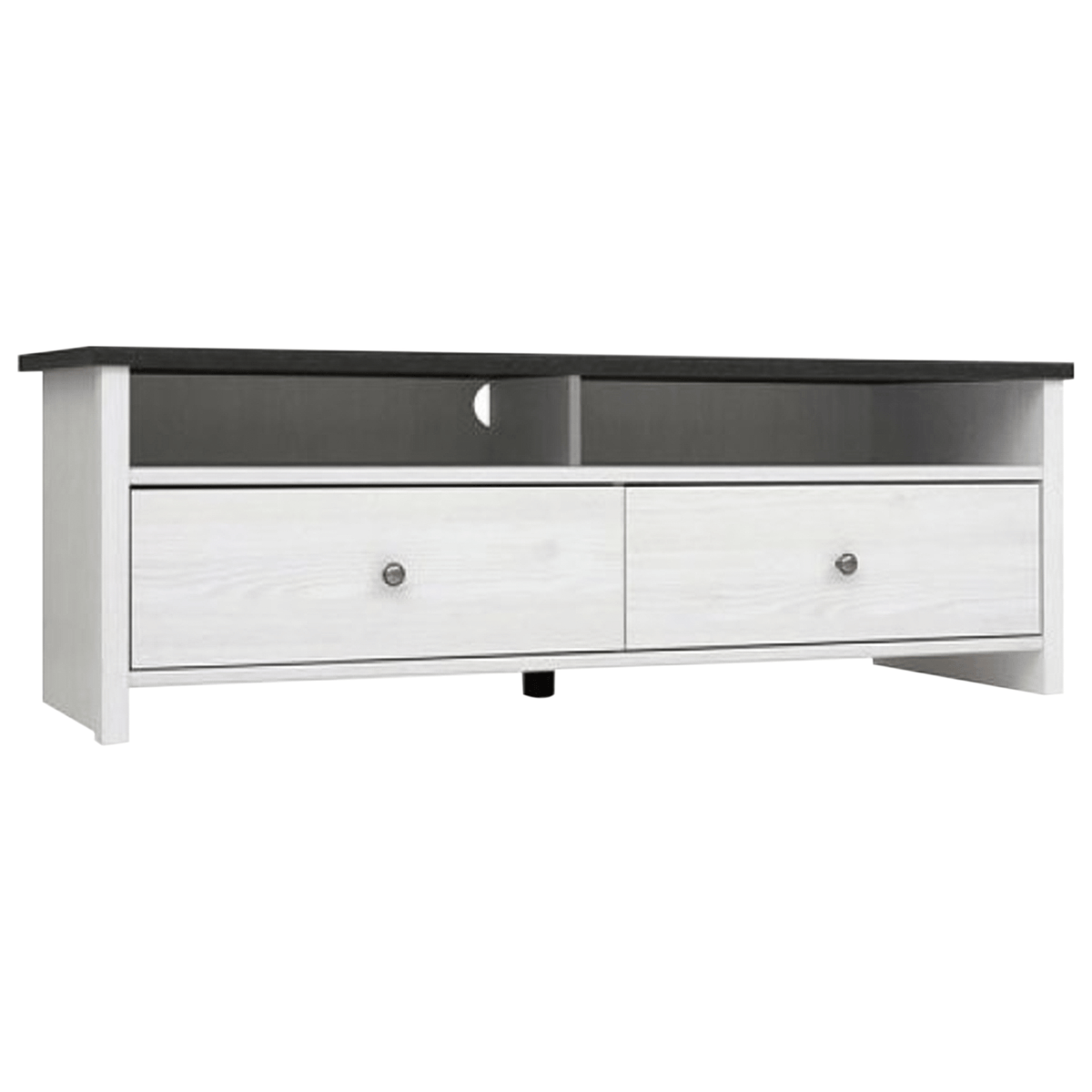 Comoda TV PORTO, alb, PAL, 159x45x44 cm