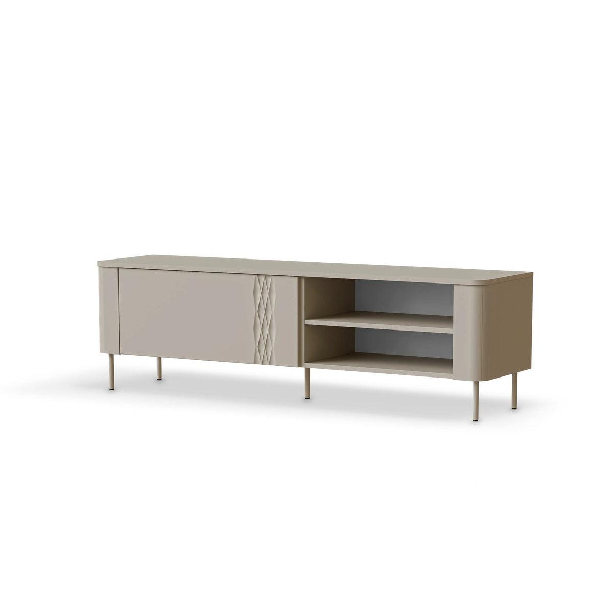 Comoda TV TIRANTE, casmir, PAL laminat, 160x40x46 cm
