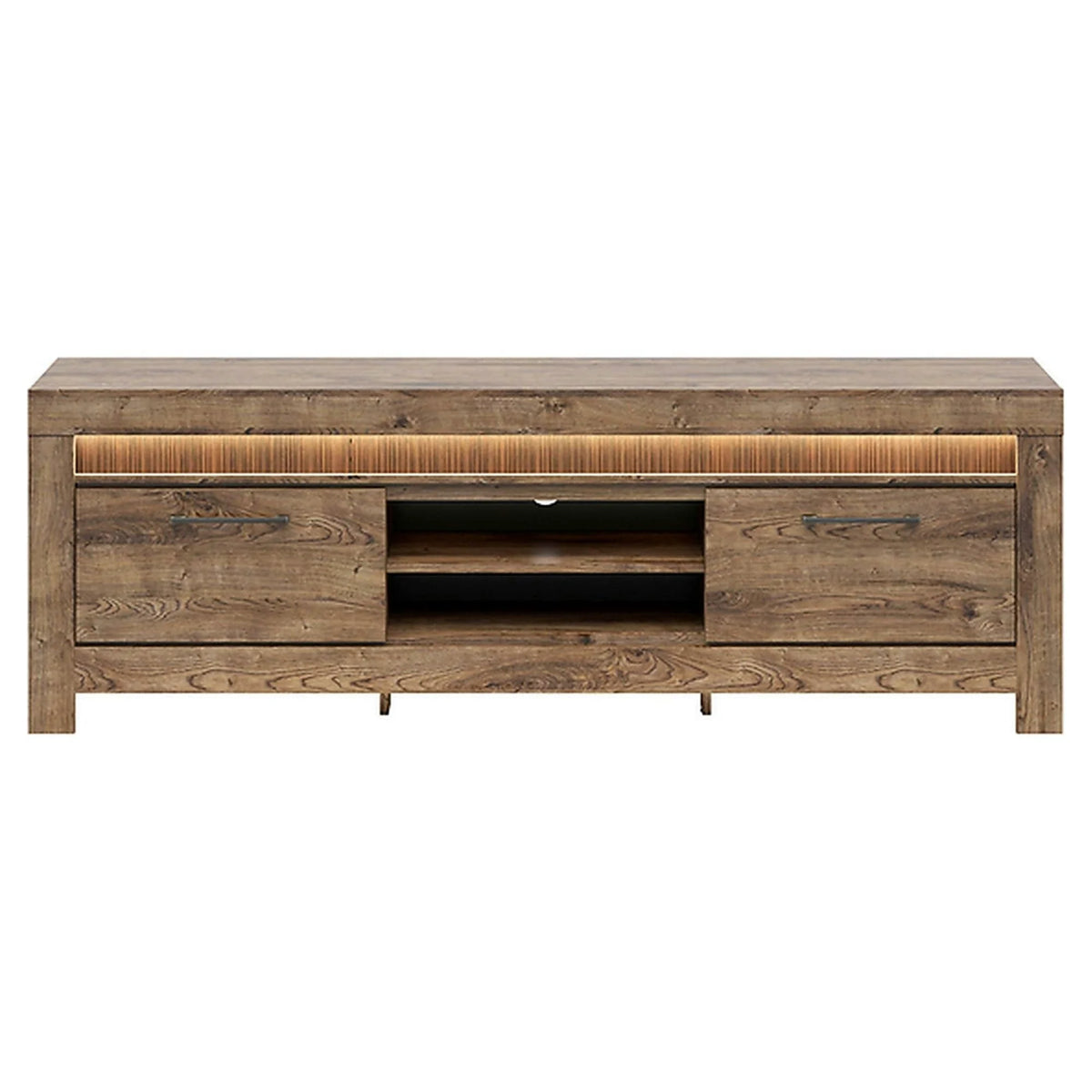 Comoda TV Torin, stejar, 135x50x60 cm