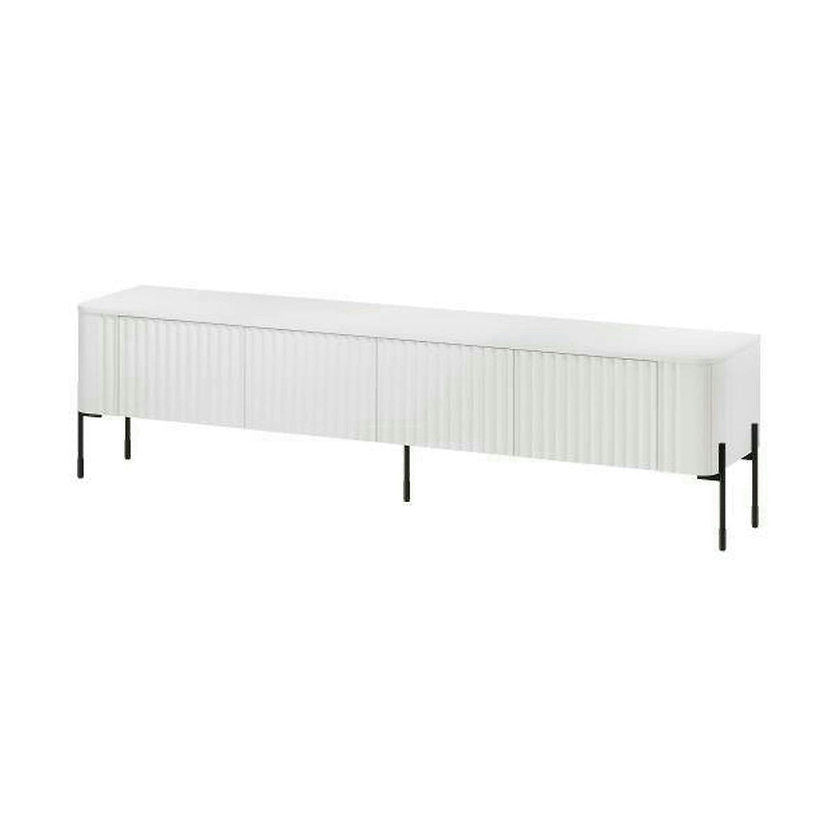 Comoda TV VERA, alb, PAL laminat, 190x40x50 cm