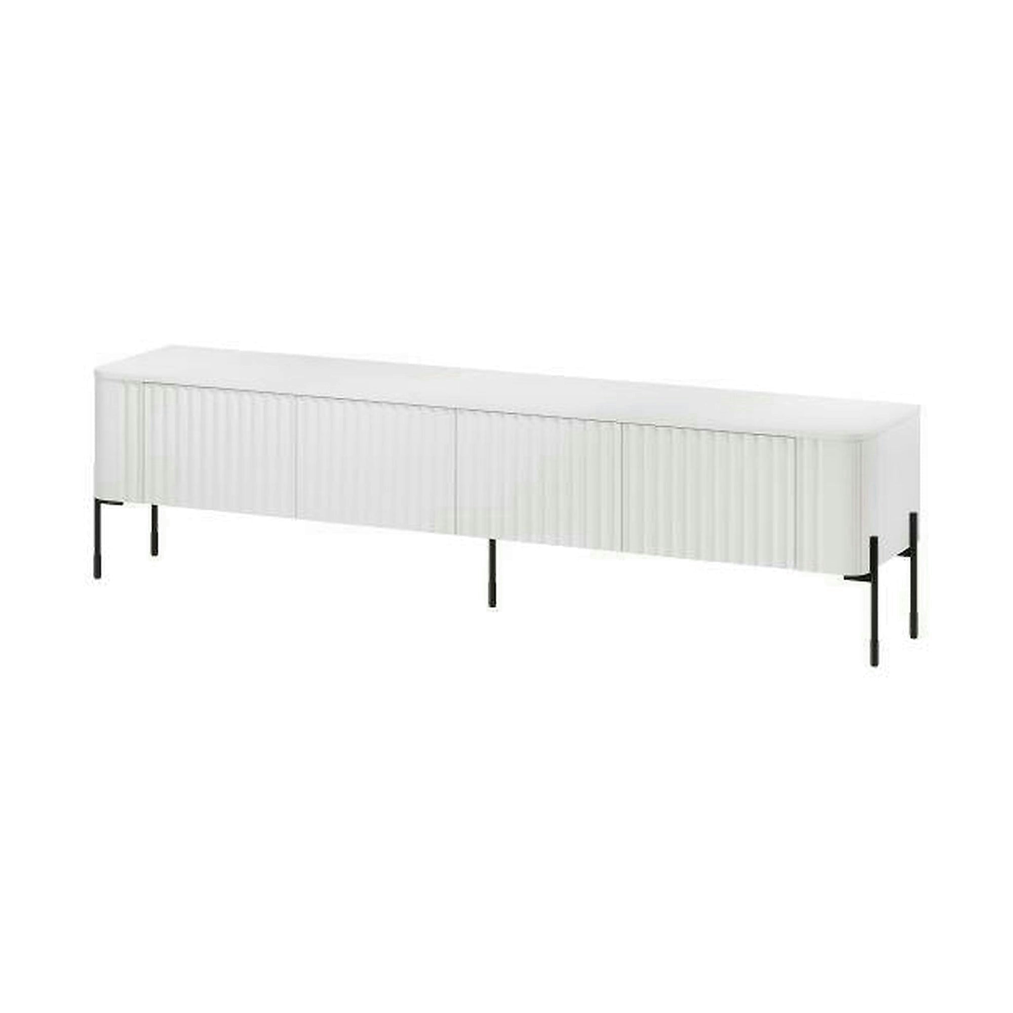 Comoda TV VERA, alb, PAL laminat, 190x40x50 cm