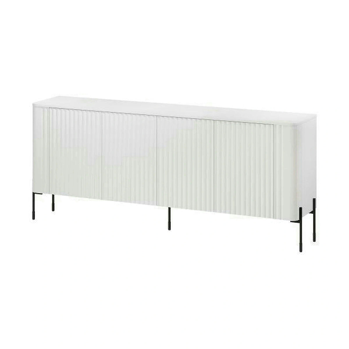 Comoda VERA, alb, PAL laminat, 190x40x80 cm