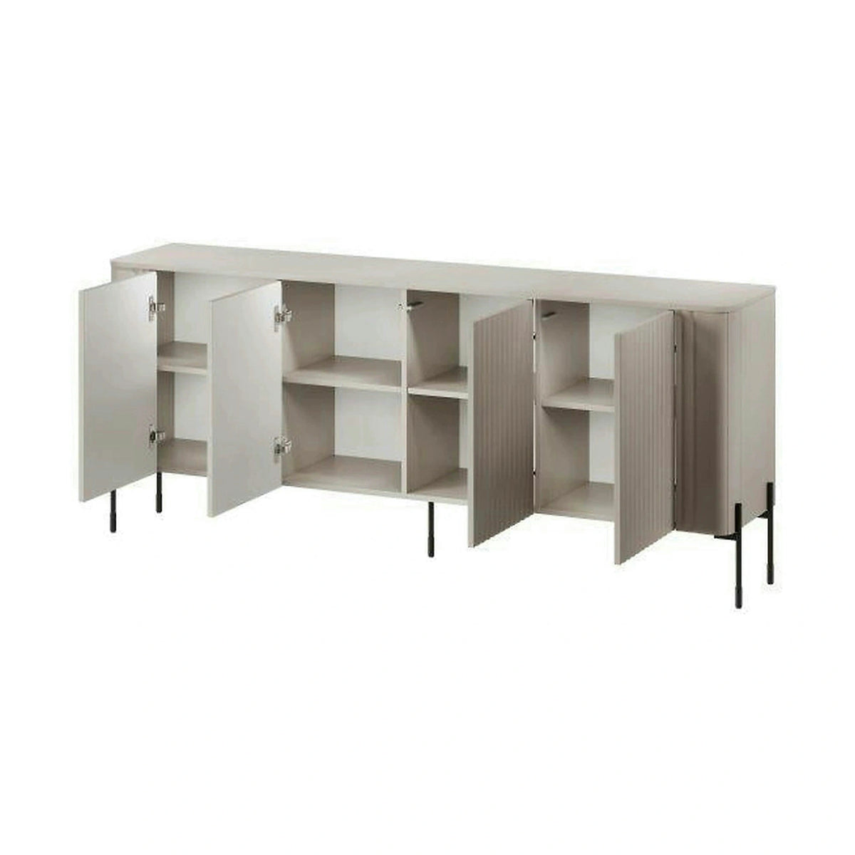 Comoda VERA, casmir, PAL laminat, 190x40x80 cm