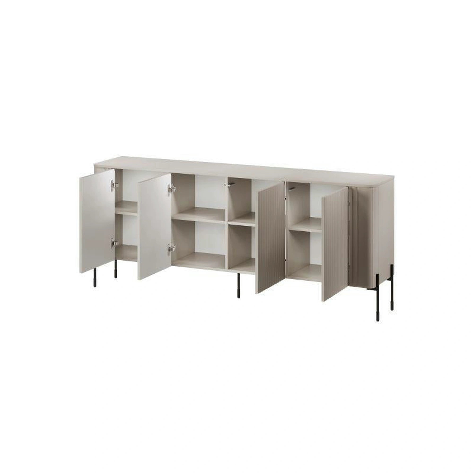 Comoda VERA, casmir, PAL laminat, 190x40x80 cm