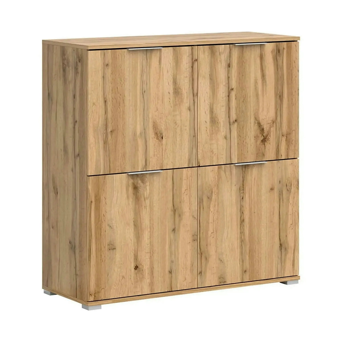 Comoda ZELE, stejar wotan, PAL laminat, 104x41x106 cm
