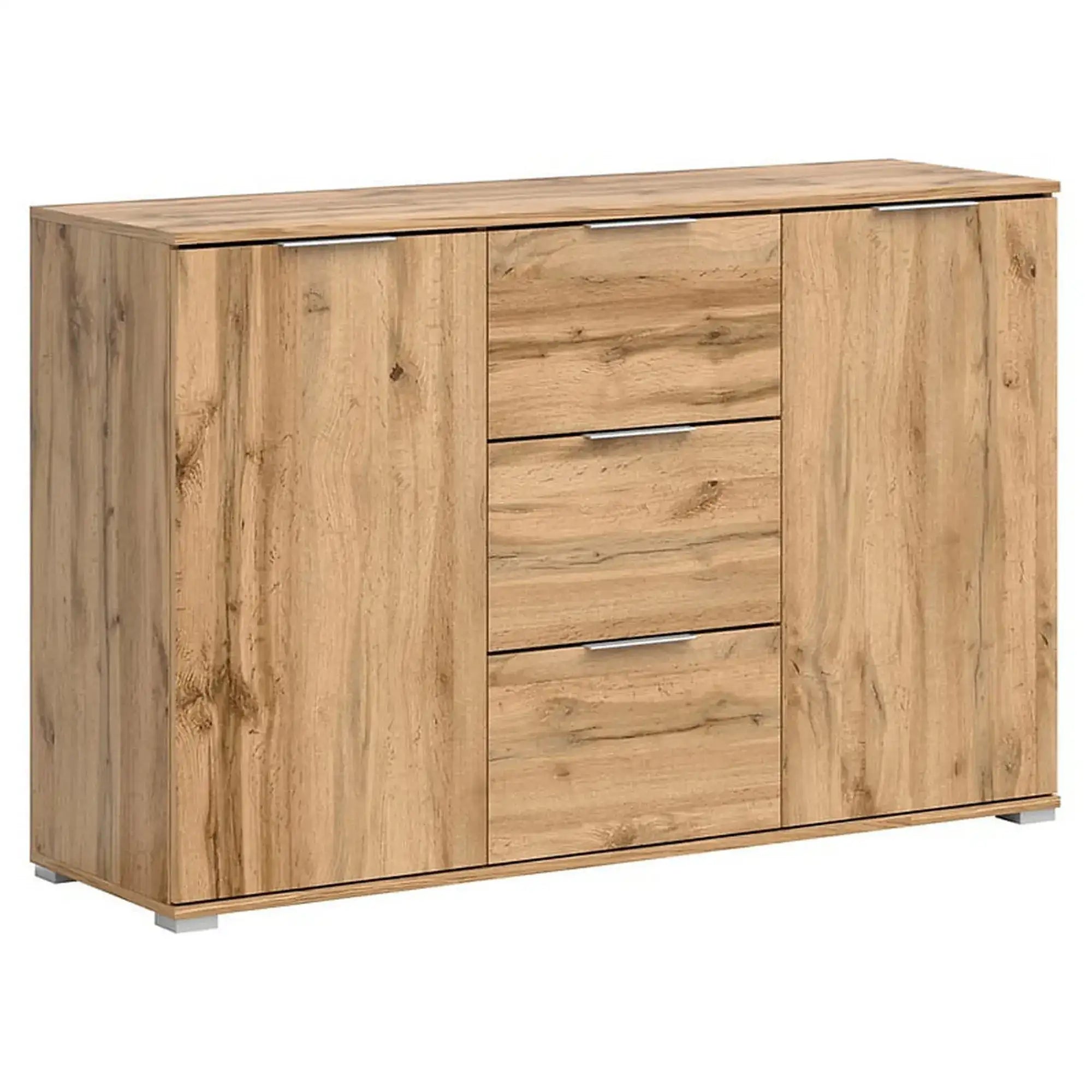 Comoda ZELE, stejar wotan, PAL laminat, 135x41x86 cm