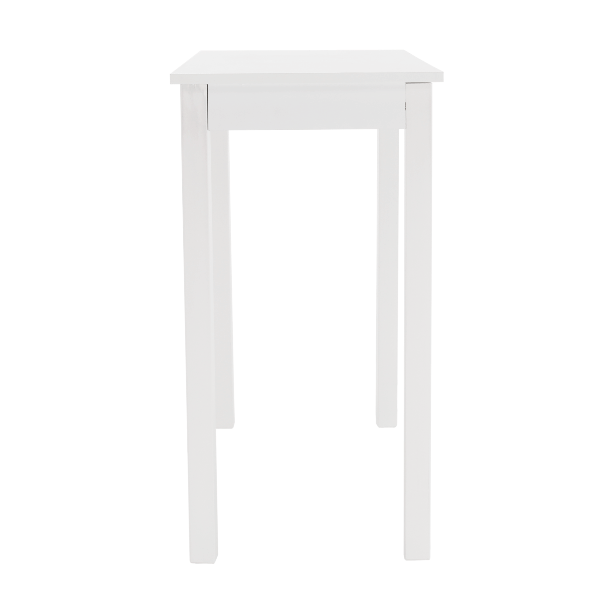 Consola AMYNTAS, alb, 80x40x75 cm