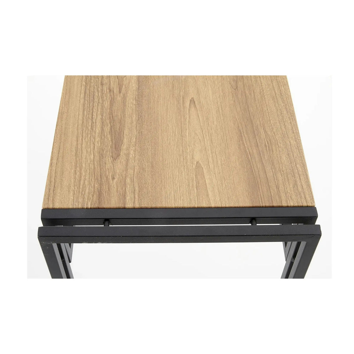 Consola BOLIVAR KN1, stejar auriu/negru, 90x35x76 cm