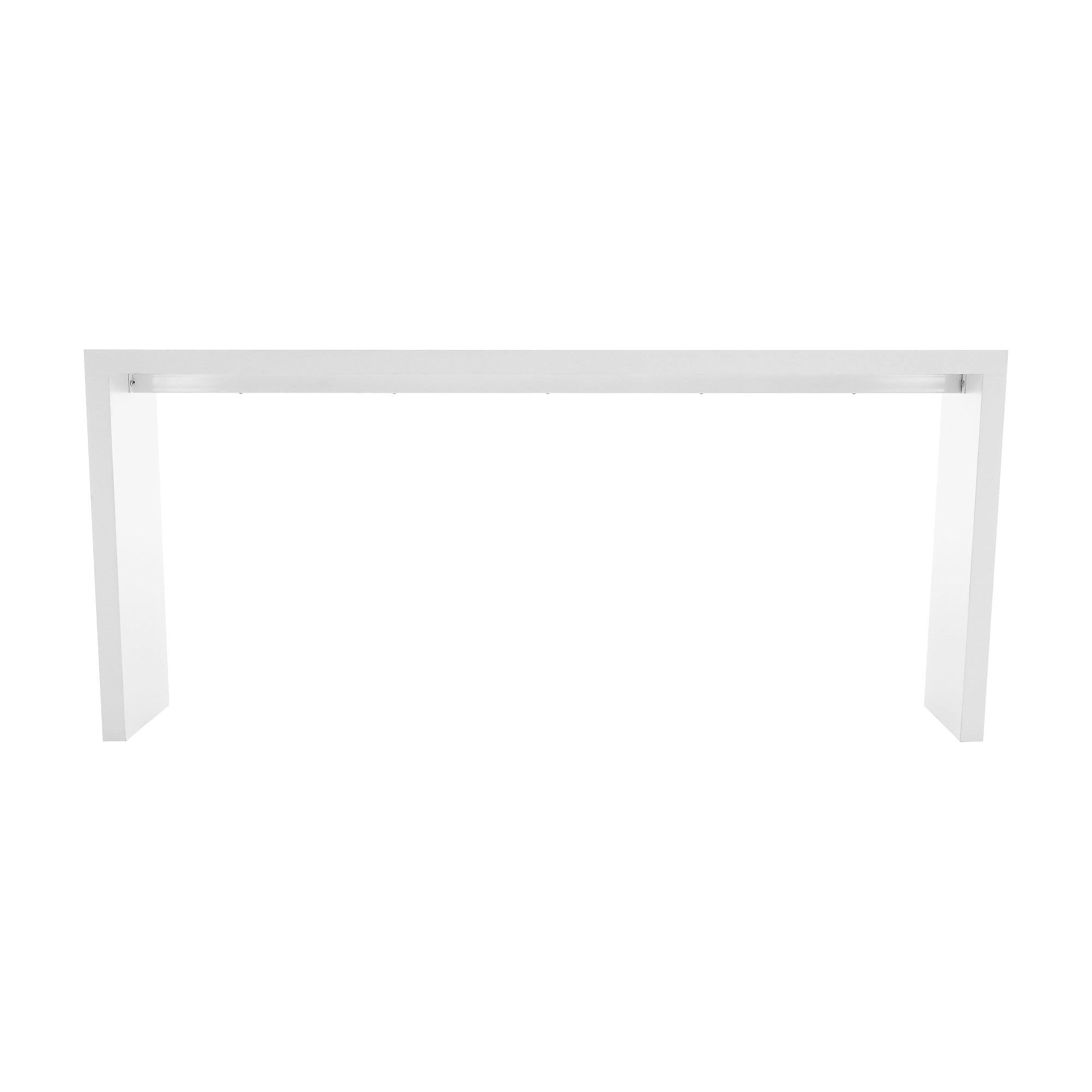 Consola FITRON, alb, PAL laminat, 183x28x80 cm