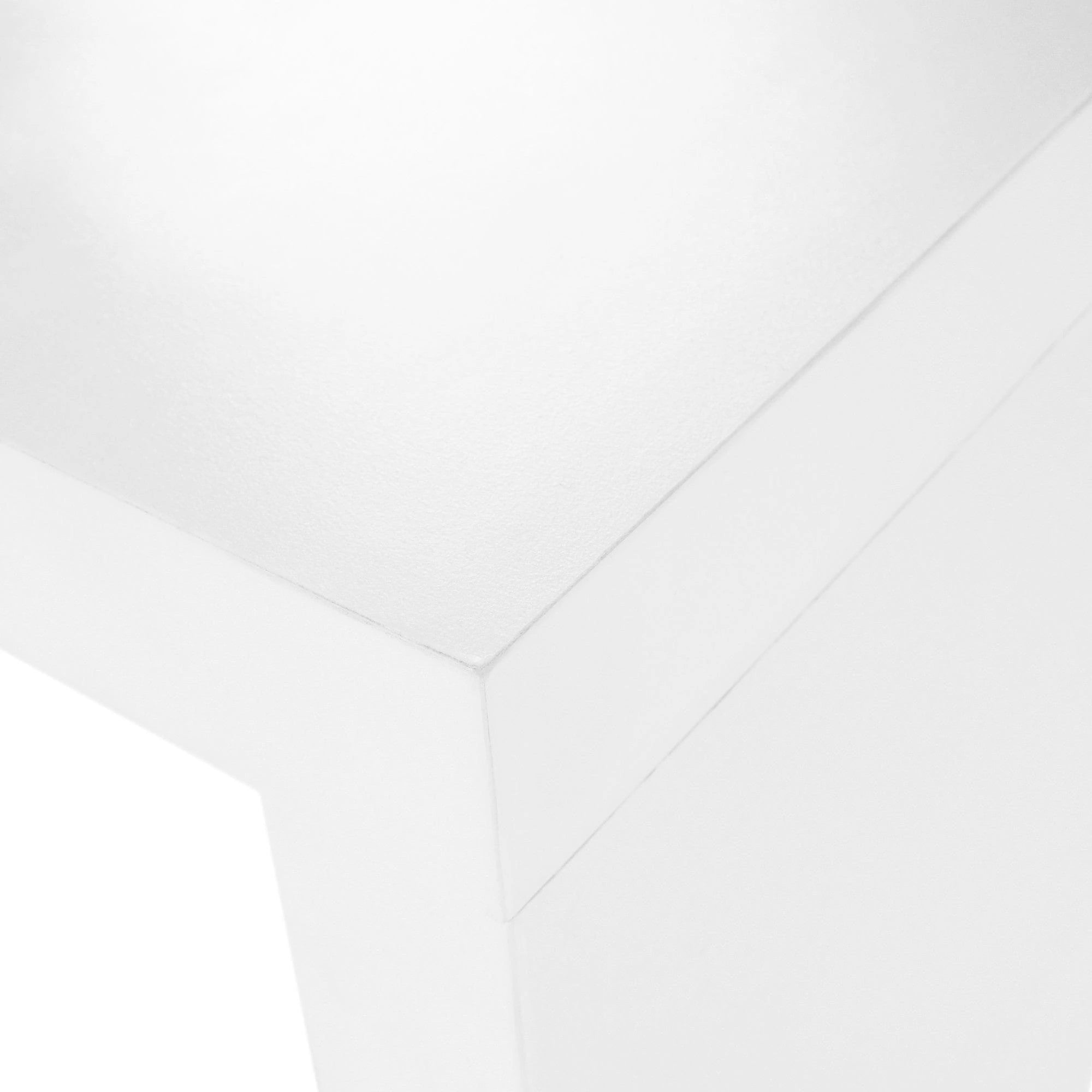 Consola FITRON, alb, PAL laminat, 183x28x80 cm