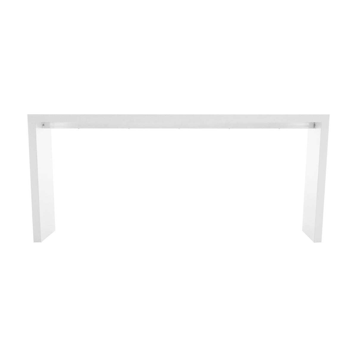 Consola FITRON, alb, PAL laminat, 183x28x80 cm