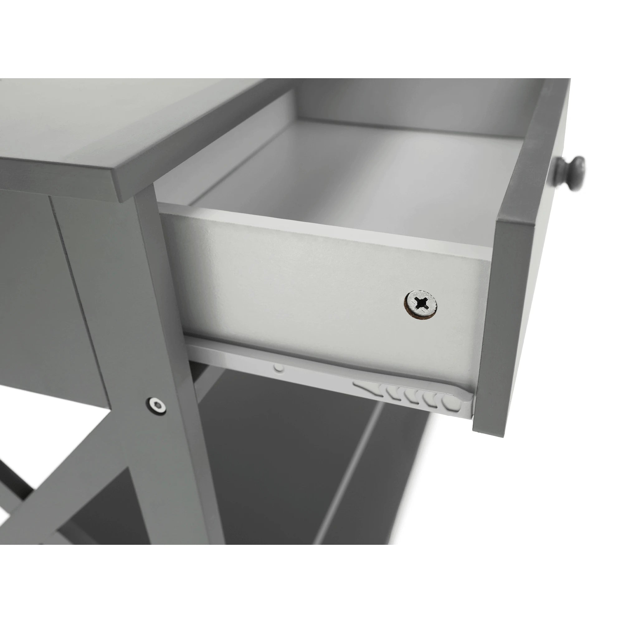 Consola LOMIR, gri, 87x30x80 cm