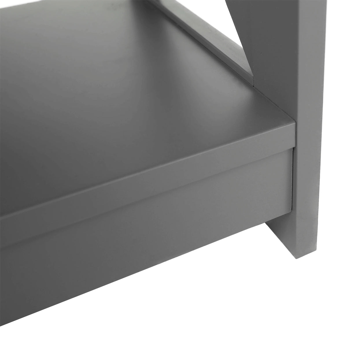 Consola LOMIR, gri, 87x30x80 cm