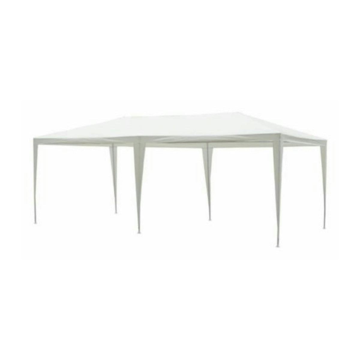 Cort gradina TENKO TYP 2, alb, polietilena/otel, 300x600x245 cm