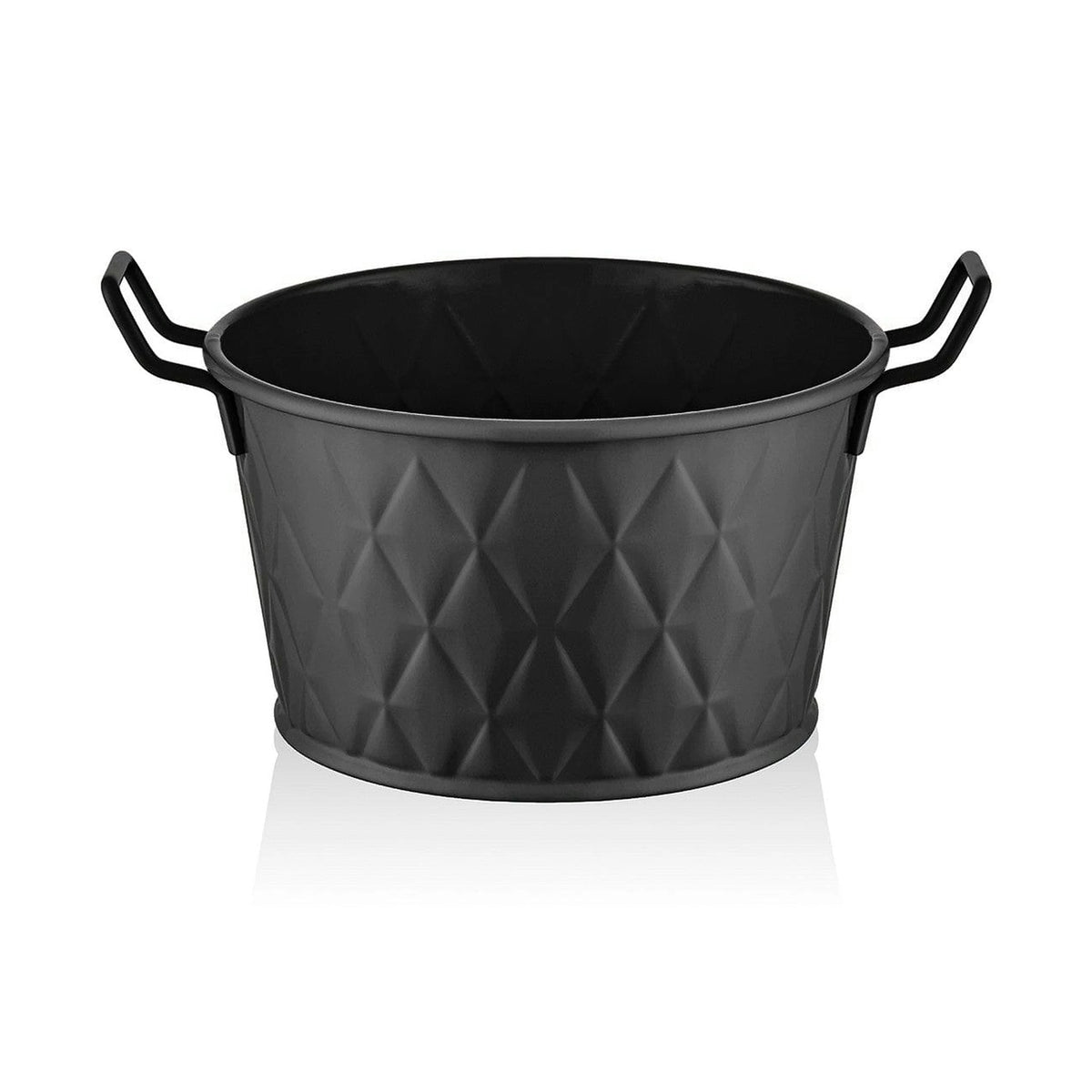 Cos paine PZM0128, negru, metal galvanizat, 8x8 cm