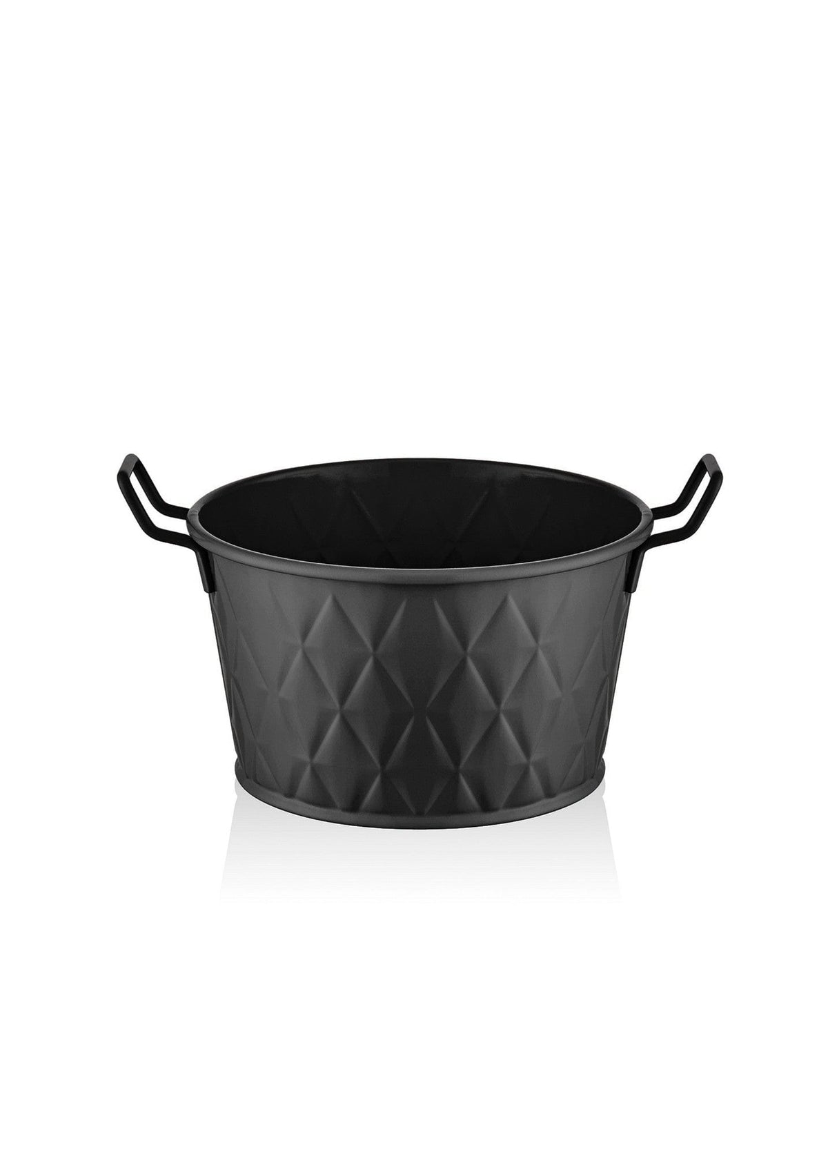 Cos paine PZM0128, negru, metal galvanizat, 8x8 cm