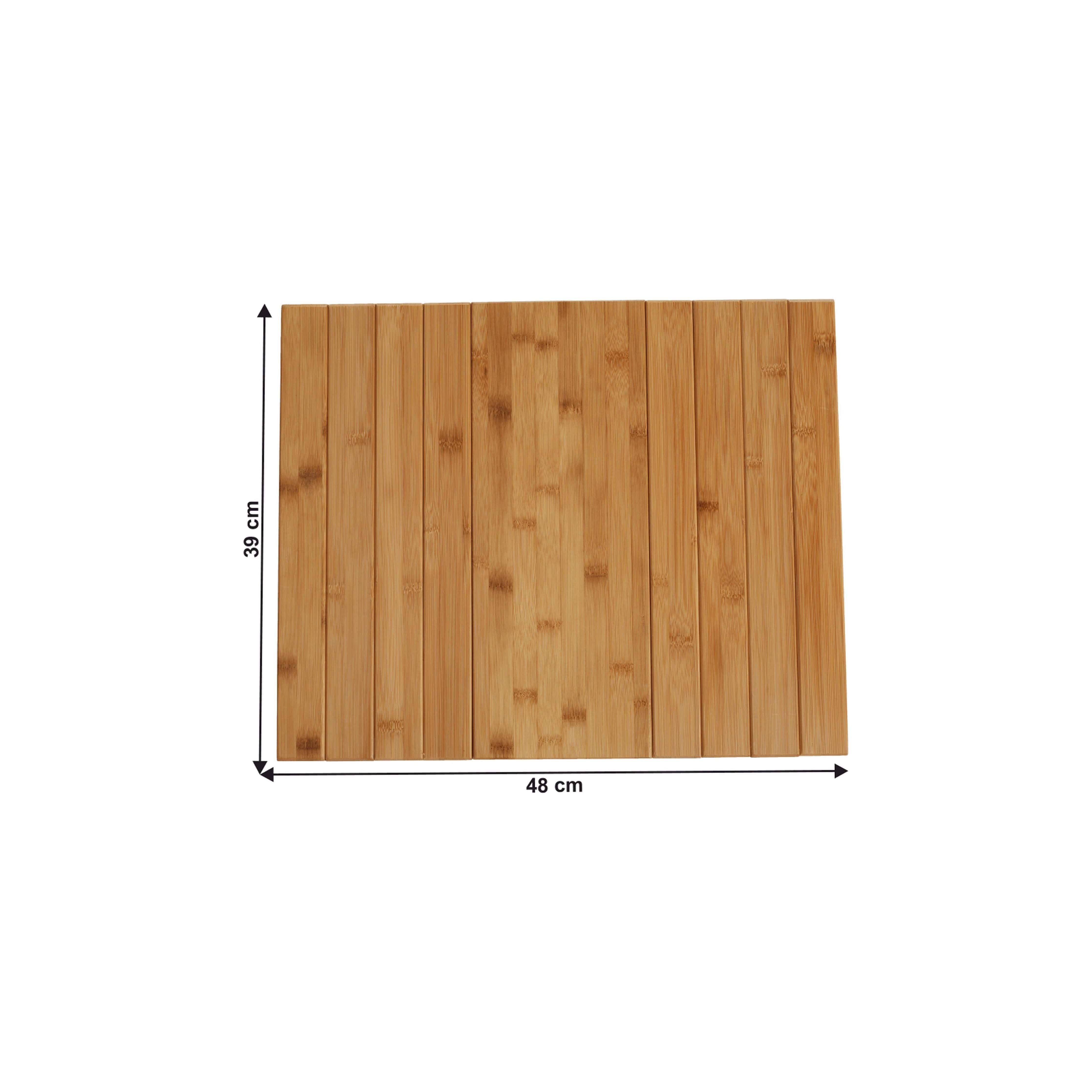 Cotiera flexibila canapea ALTE, stejar, bambus/pasla, 48x1x39 cm